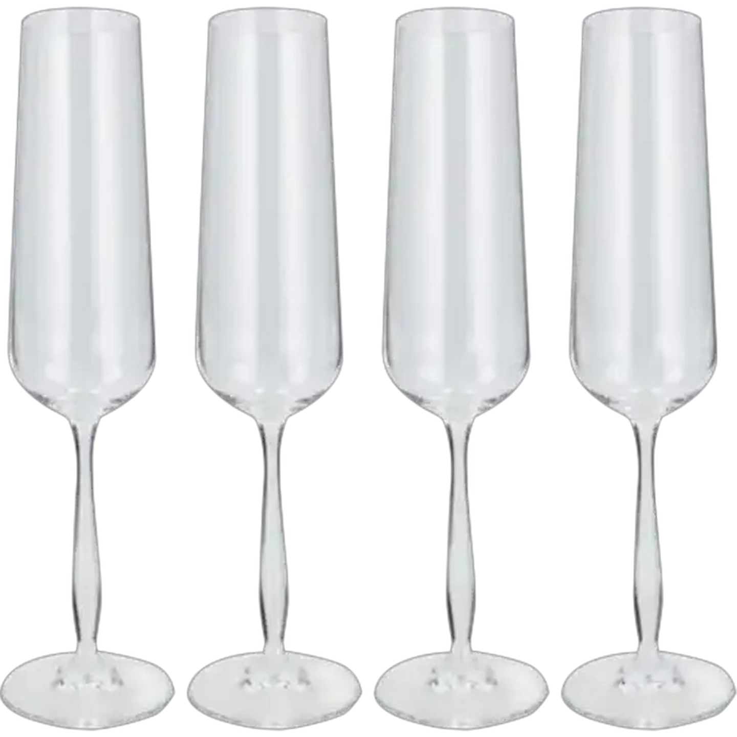 Image of Maison Forine Gourmet Lead-Free Crystal Flute Glasses 4-Pack