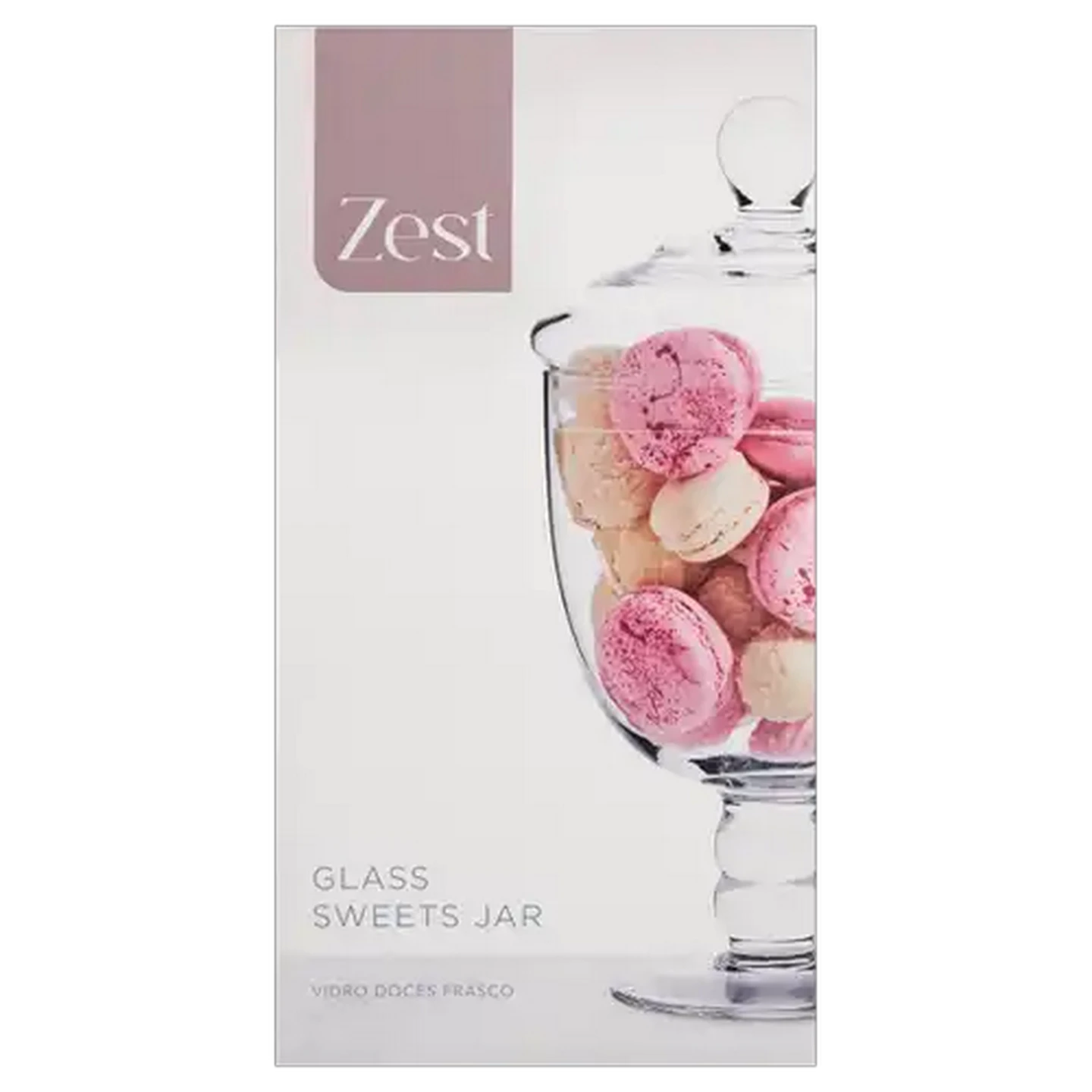 Image of Zest Glass Sweet Jar with Lid