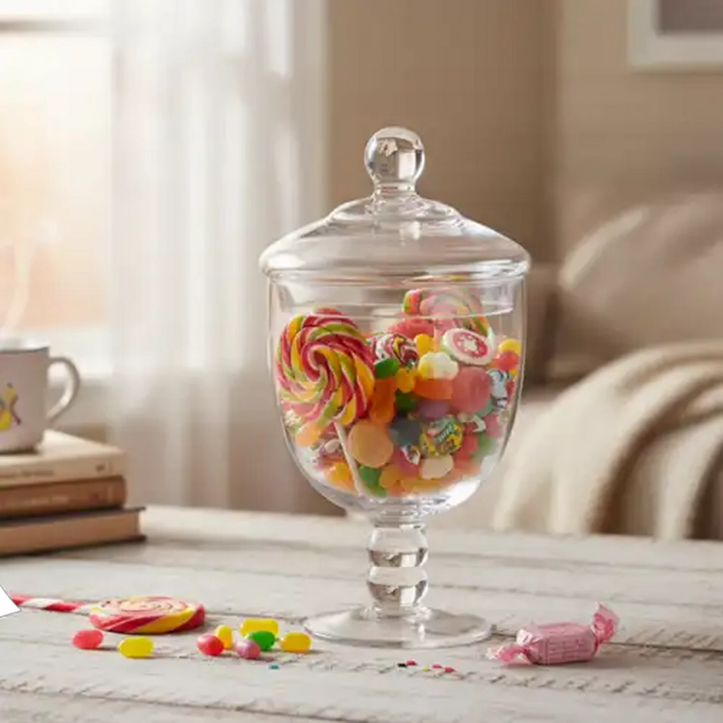 Image of Zest Glass Sweet Jar with Lid