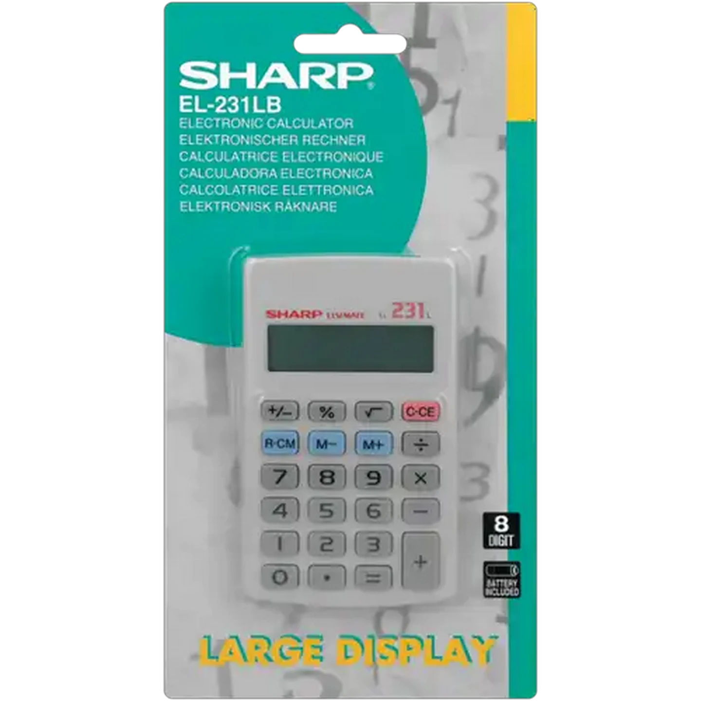 Image of Sharp EL-231LB Electronic Calculator