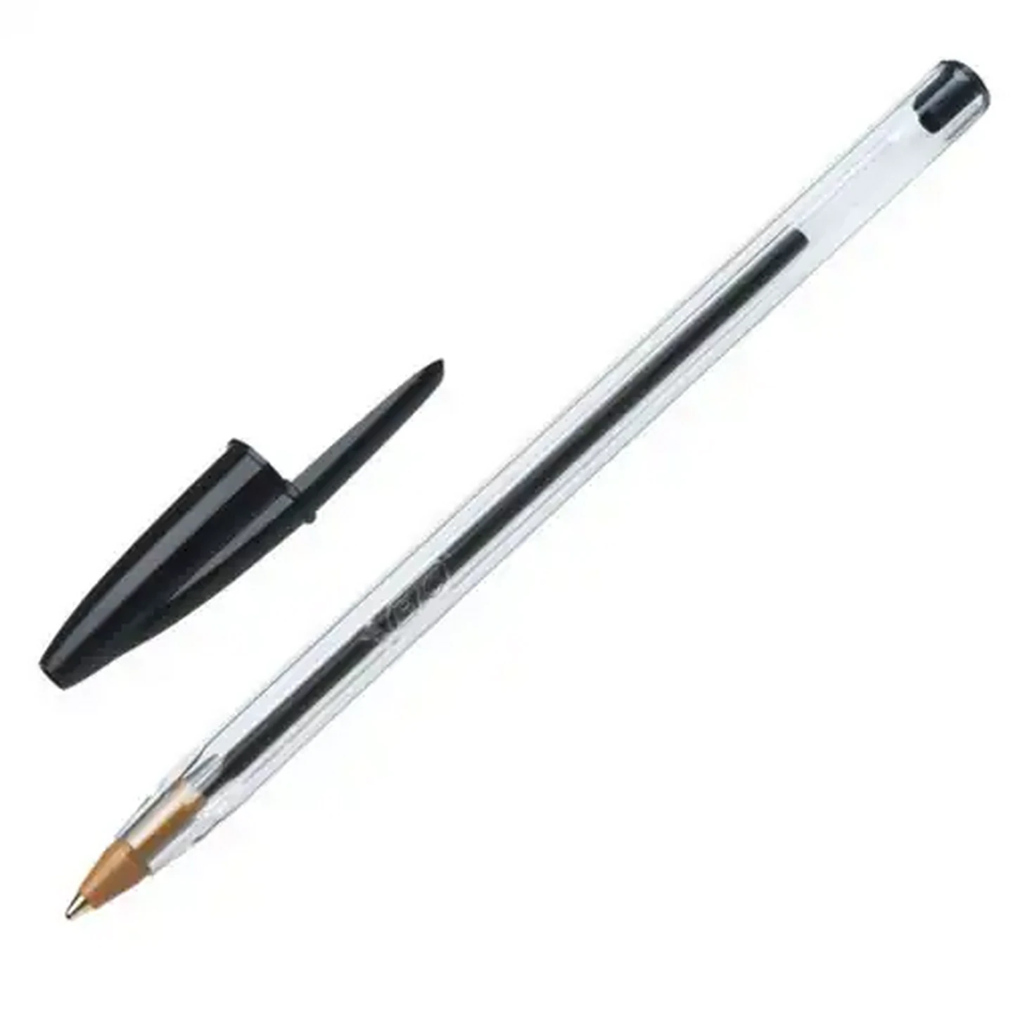 Image of BIC Cristal Black Large Ballpoint Pens 2-Pack