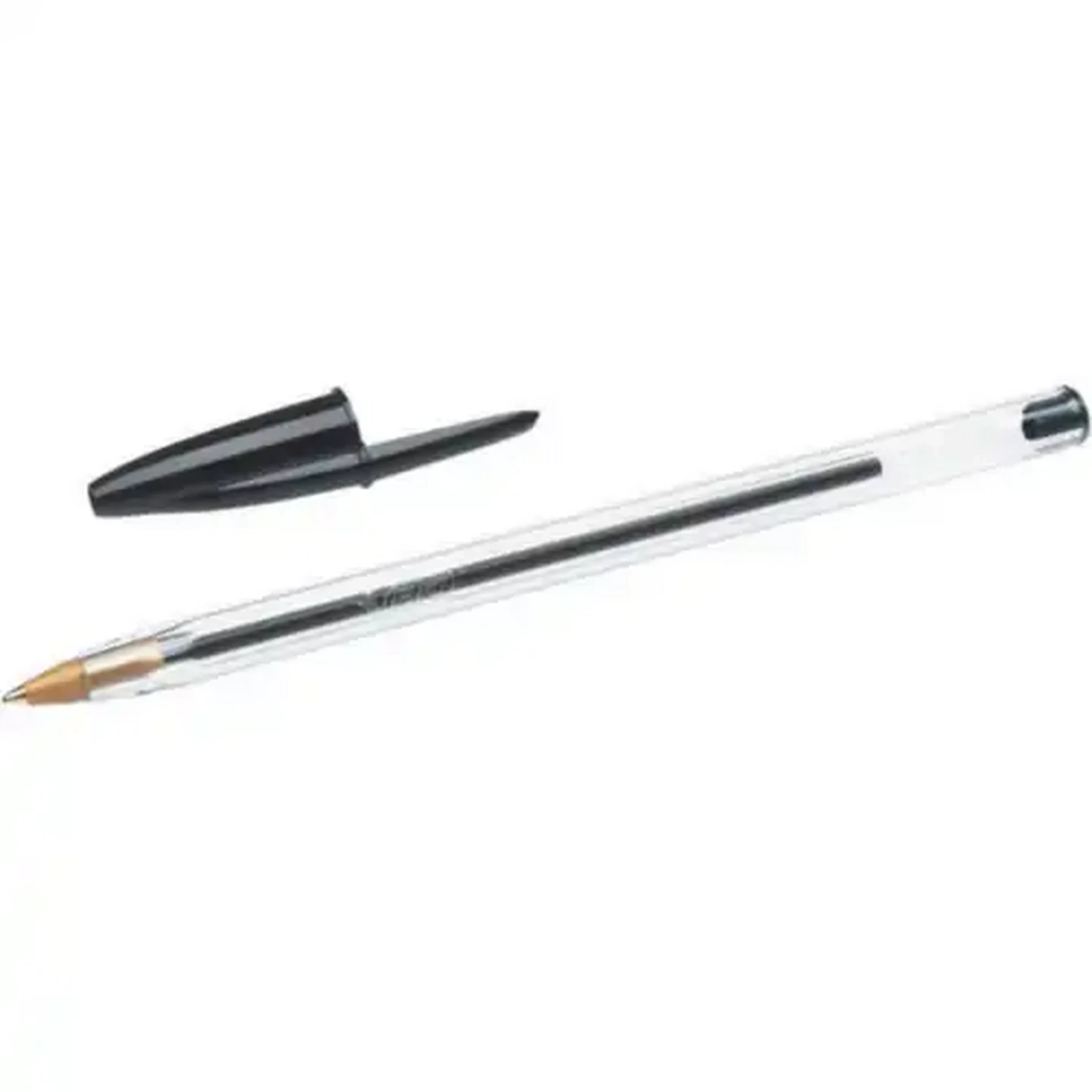 Image of BIC Cristal Black Large Ballpoint Pens 2-Pack