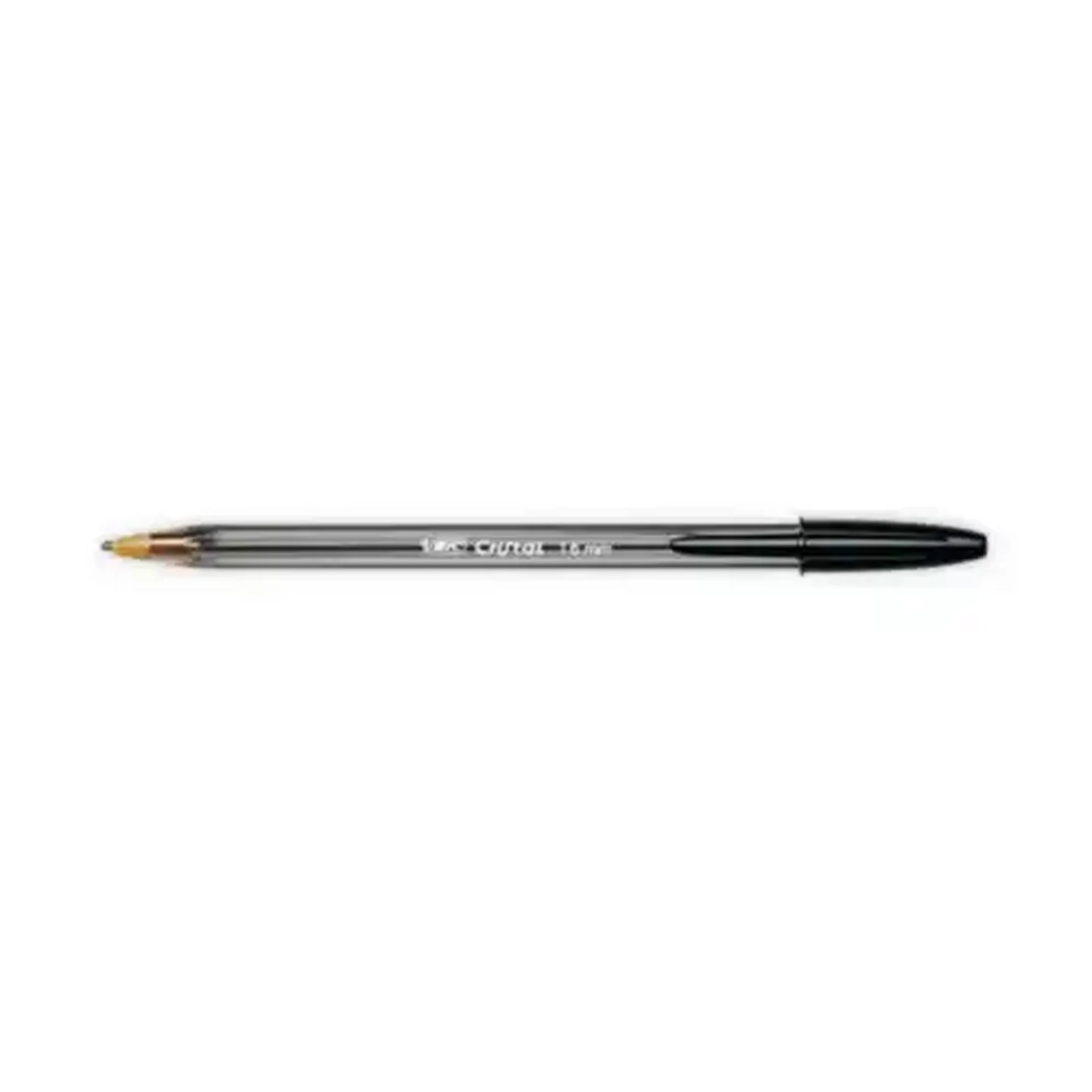 Image of BIC Cristal Black Large Ballpoint Pens 2-Pack