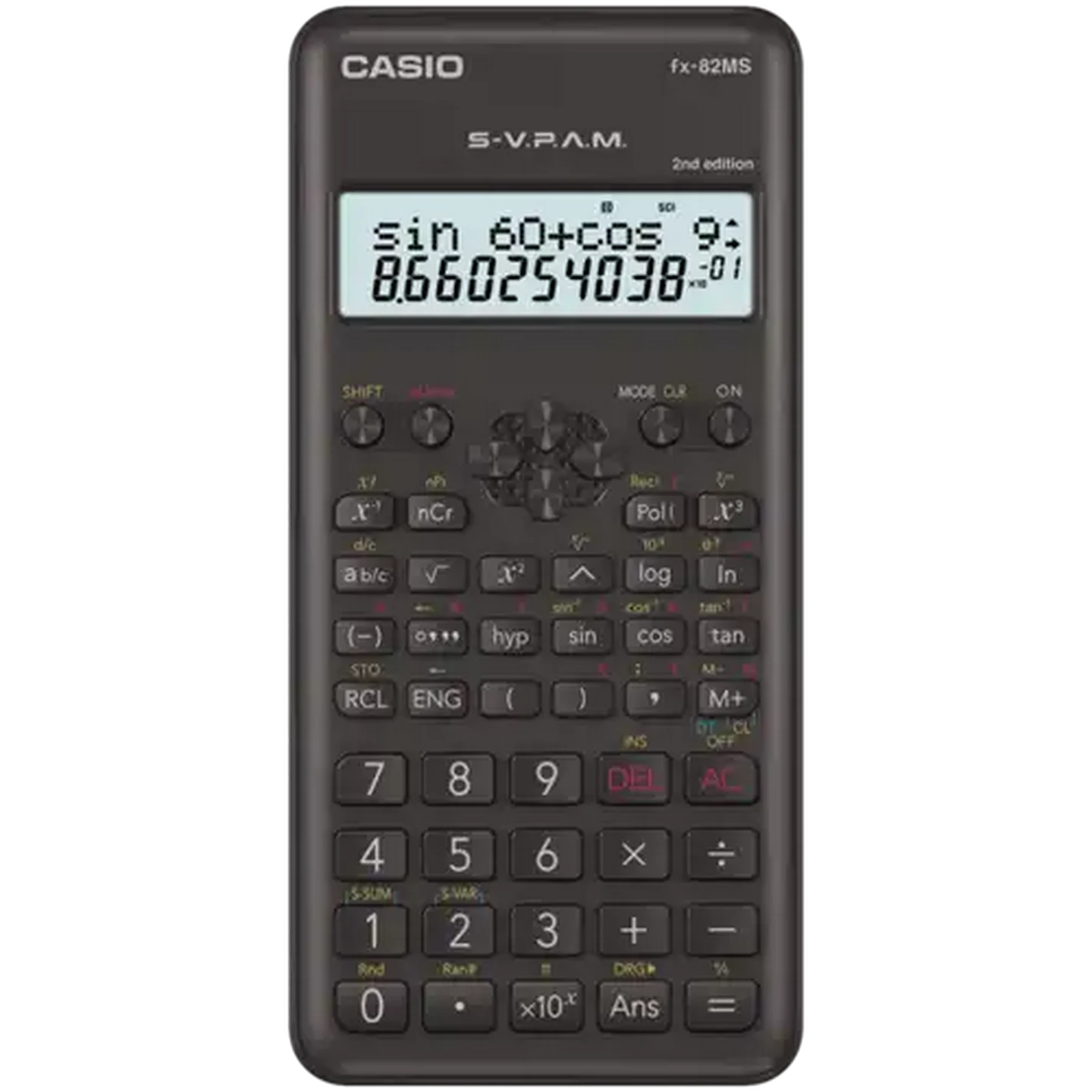 Image of Casio Black 2nd Edition Basic Scienctific Calculator