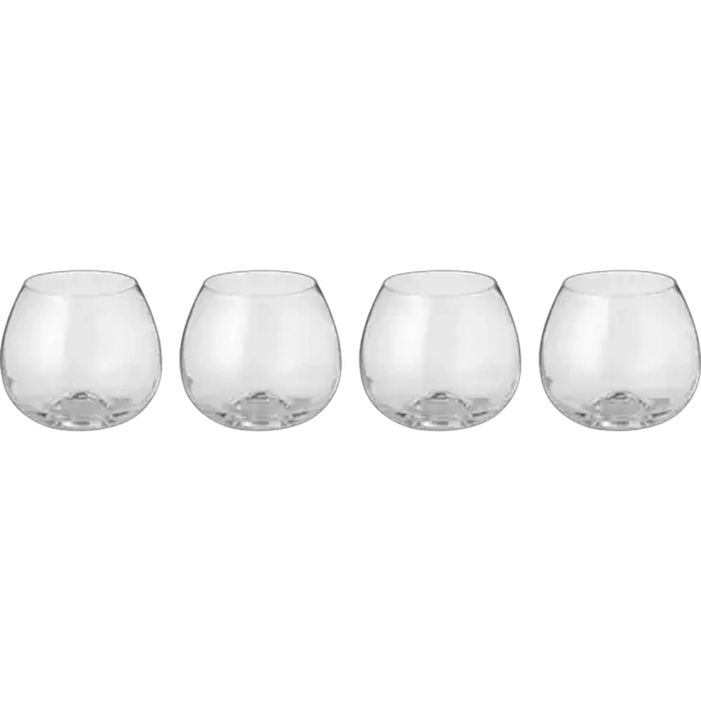 Image of Maison Forine Sommelier's Chest Lead-Free Crystal Brandy Glasses 4-Pack