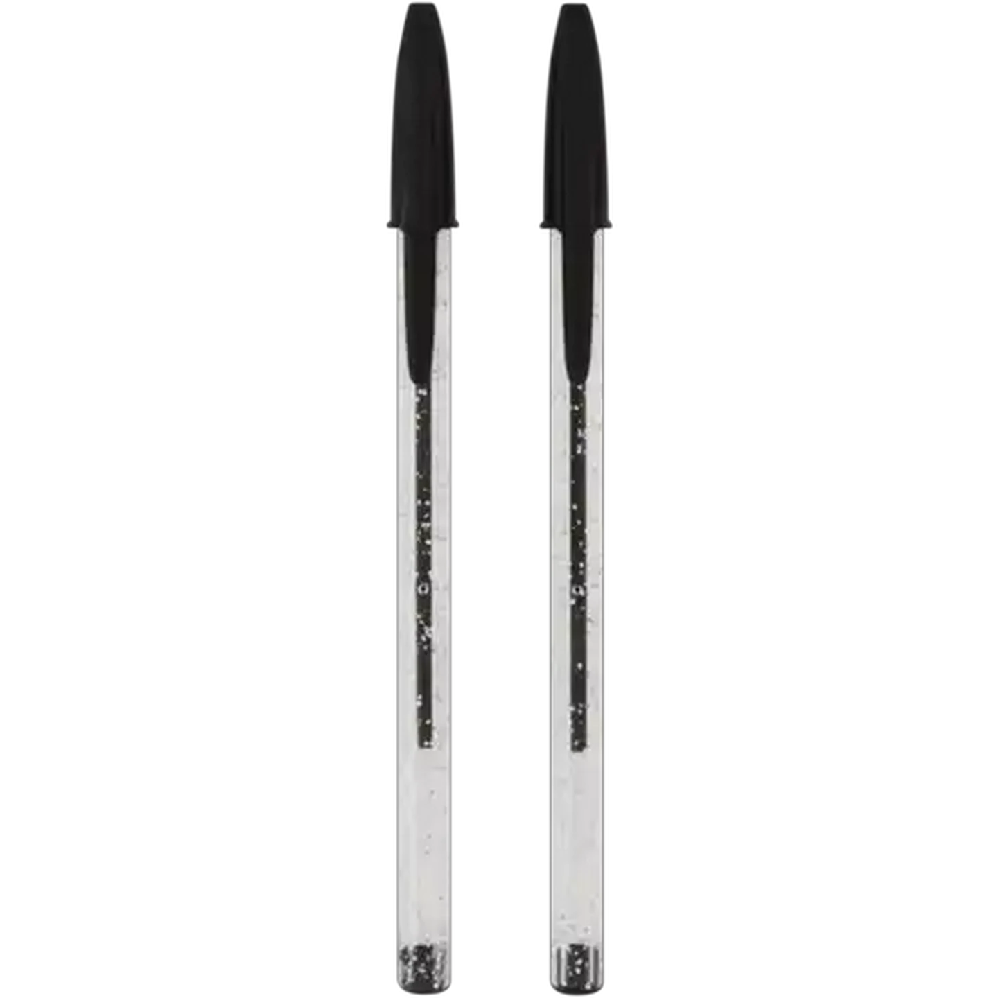Image of BIC Crystal Xtra Life Black Medium Ballpoint Pens 2-Pack