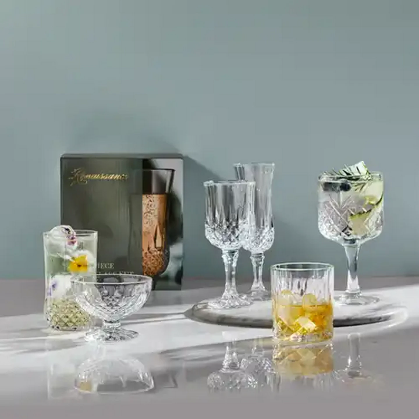 Image of Renaissance Collection Flute Glasses 6-Pack
