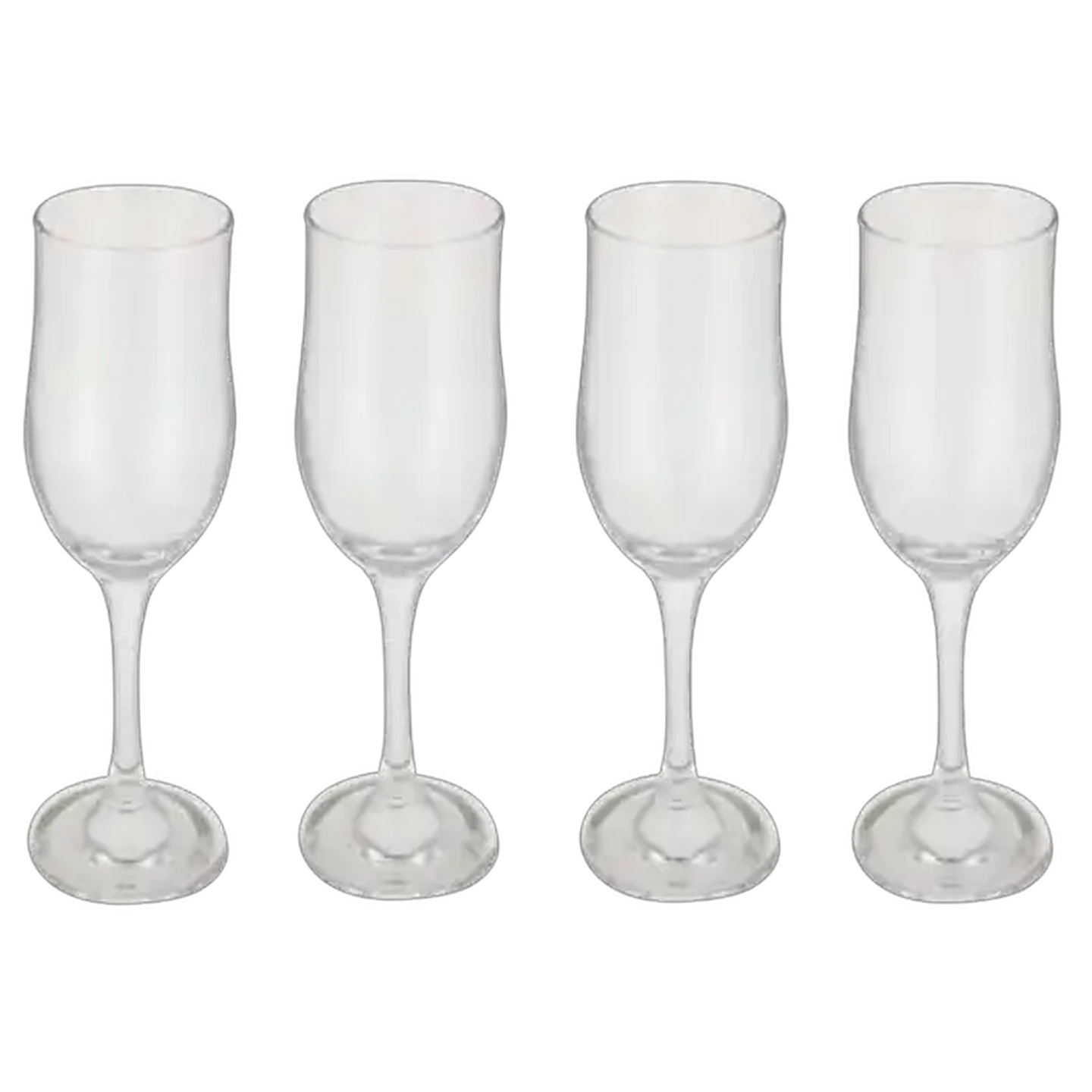 Image of LAV Blush Flute Glass 4 Piece Set