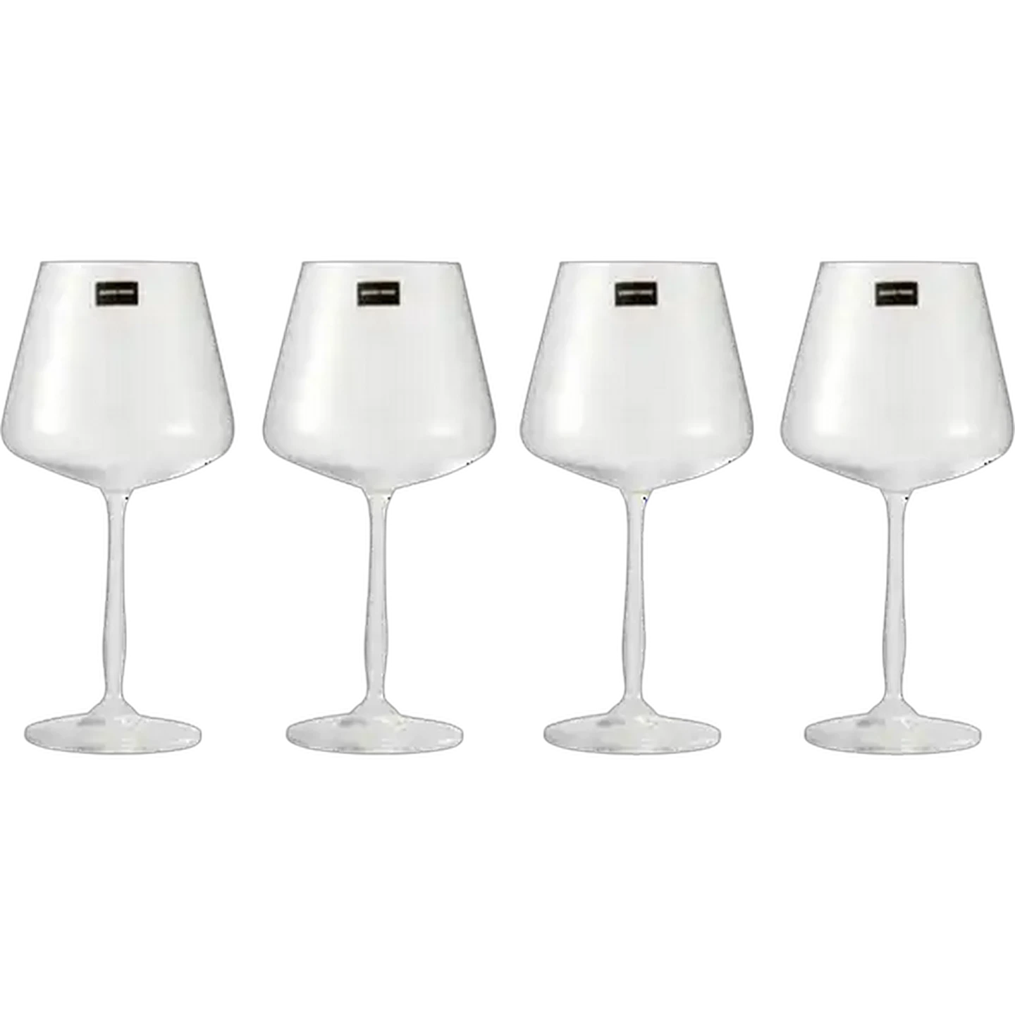 Image of Maison Forine Gourmet Lead-Free Crystal Burgundy Wine Glasses 570ml 4-Pack