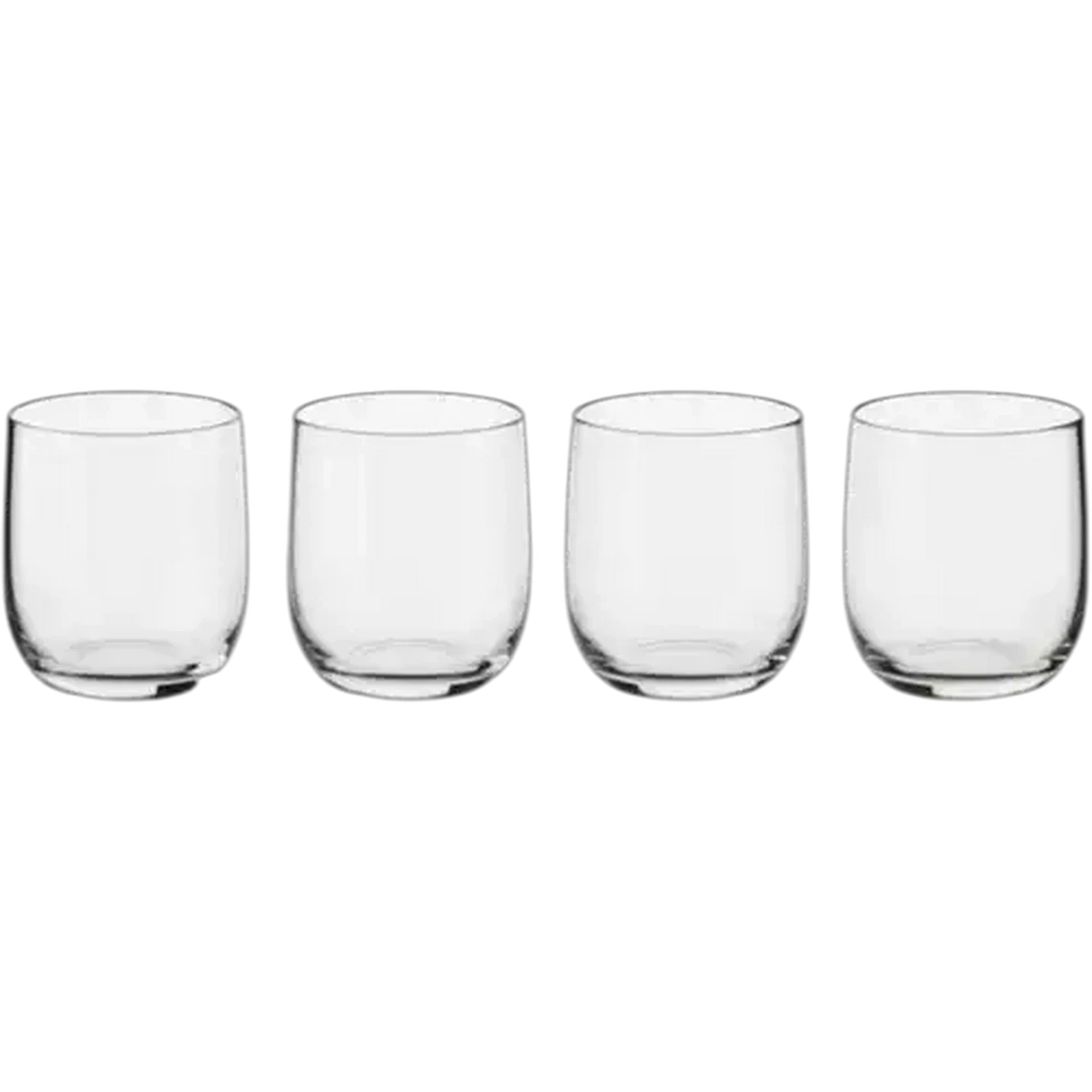 Image of LAV Blush Clear Whiskey Glasses 4-Piece