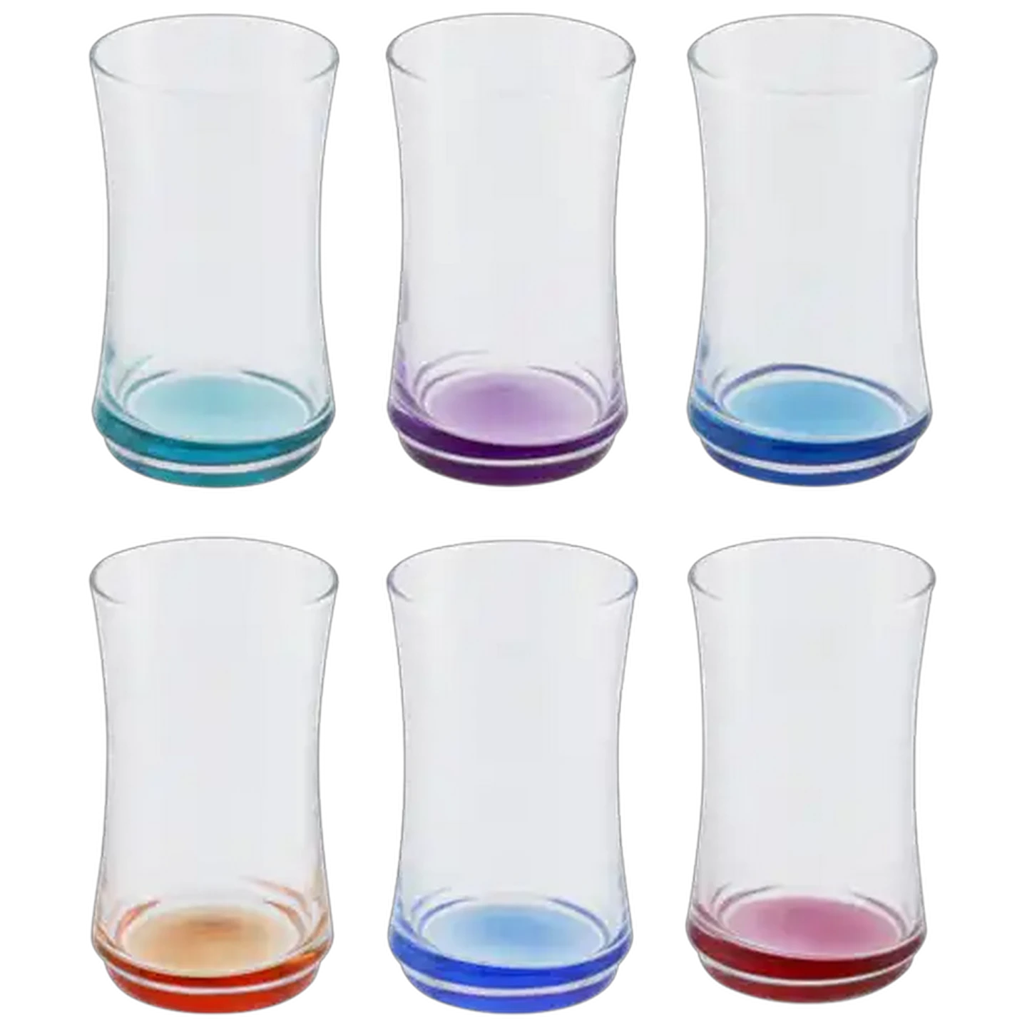Image of LAV Coral Lune Highball Glasses 365ml 6-Pack