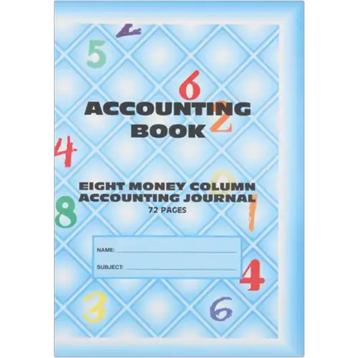 Image of Scholar A4 Eight Money Column Accounting Journal Book 72 Pages