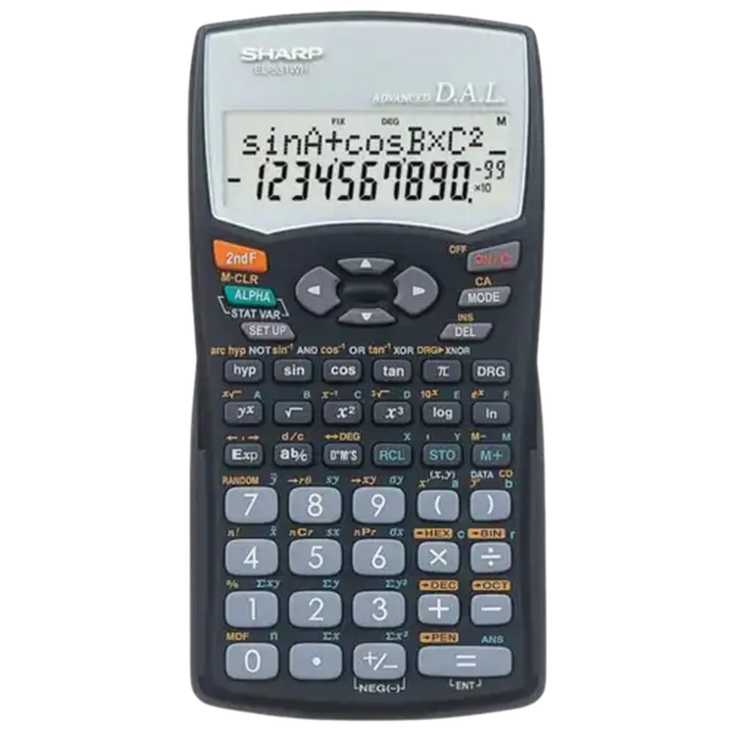 Image of Sharp EL531WH-BBK 272 Function Scientific Calculator