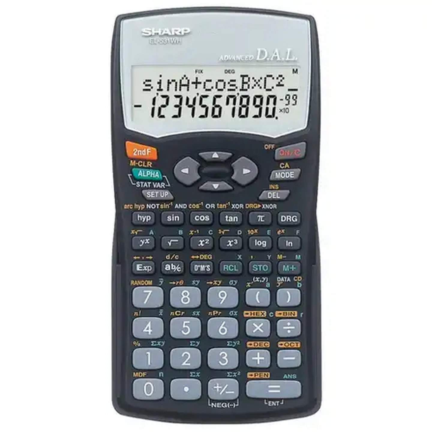 Image of Sharp EL531WH-BBK 272 Function Scientific Calculator