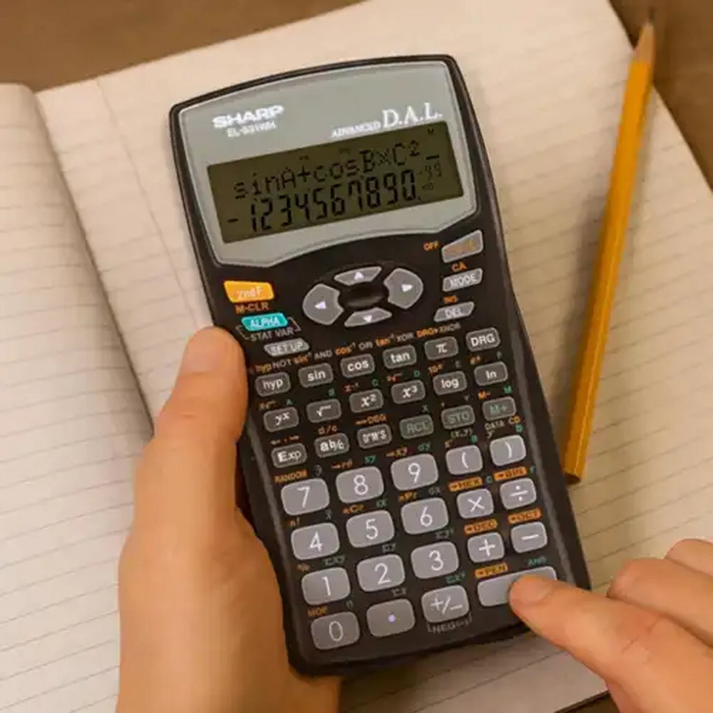 Image of Sharp EL531WH-BBK 272 Function Scientific Calculator