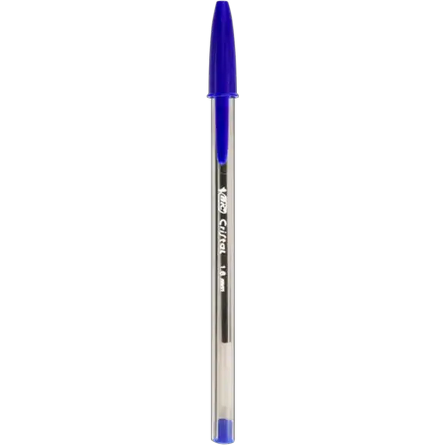Image of BIC Cristal Easy Glide Broad Tip Blue Ballpoint Pens 2-Pack