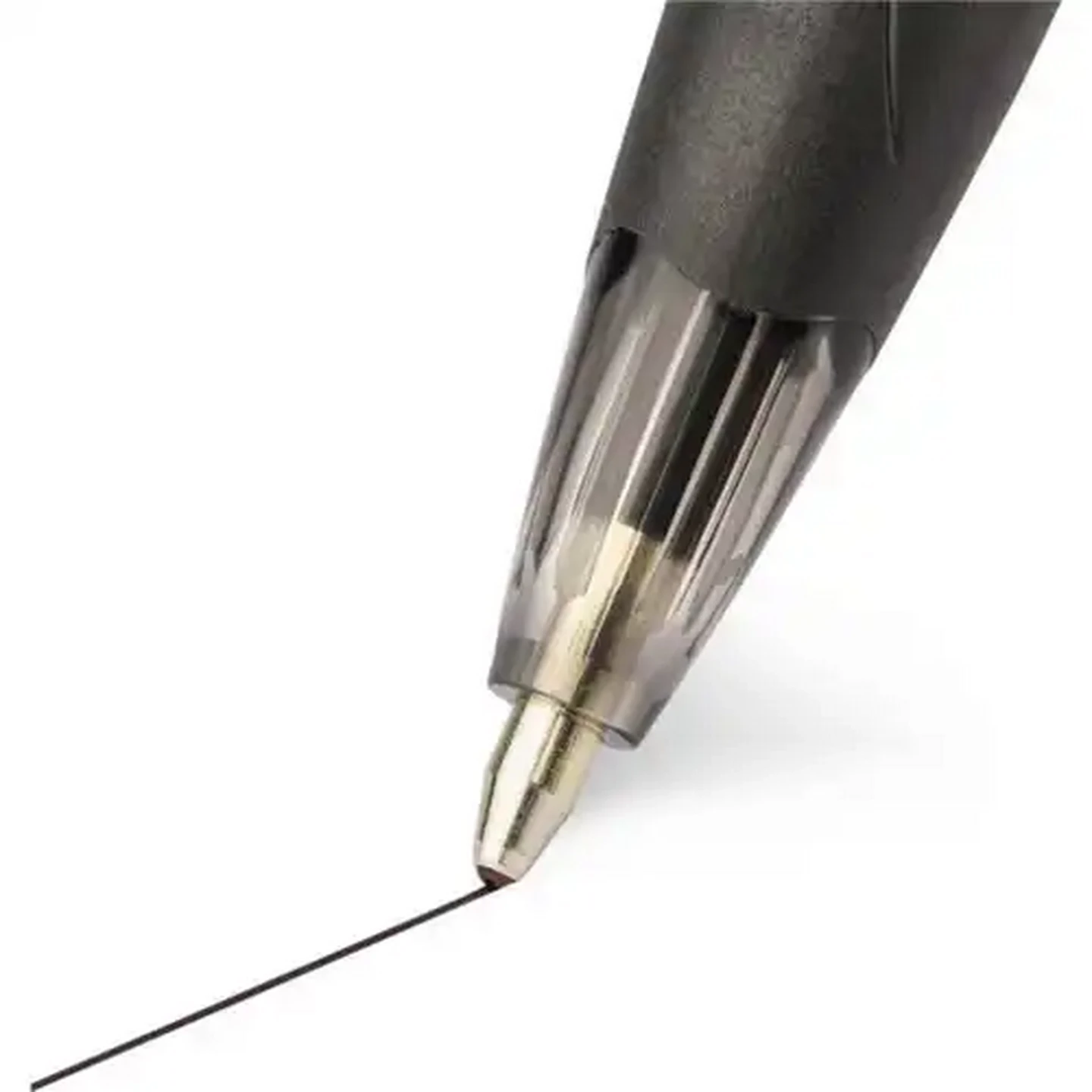 Image of BIC Atlantis Black Retractable Ballpoint Pen 0.8mm
