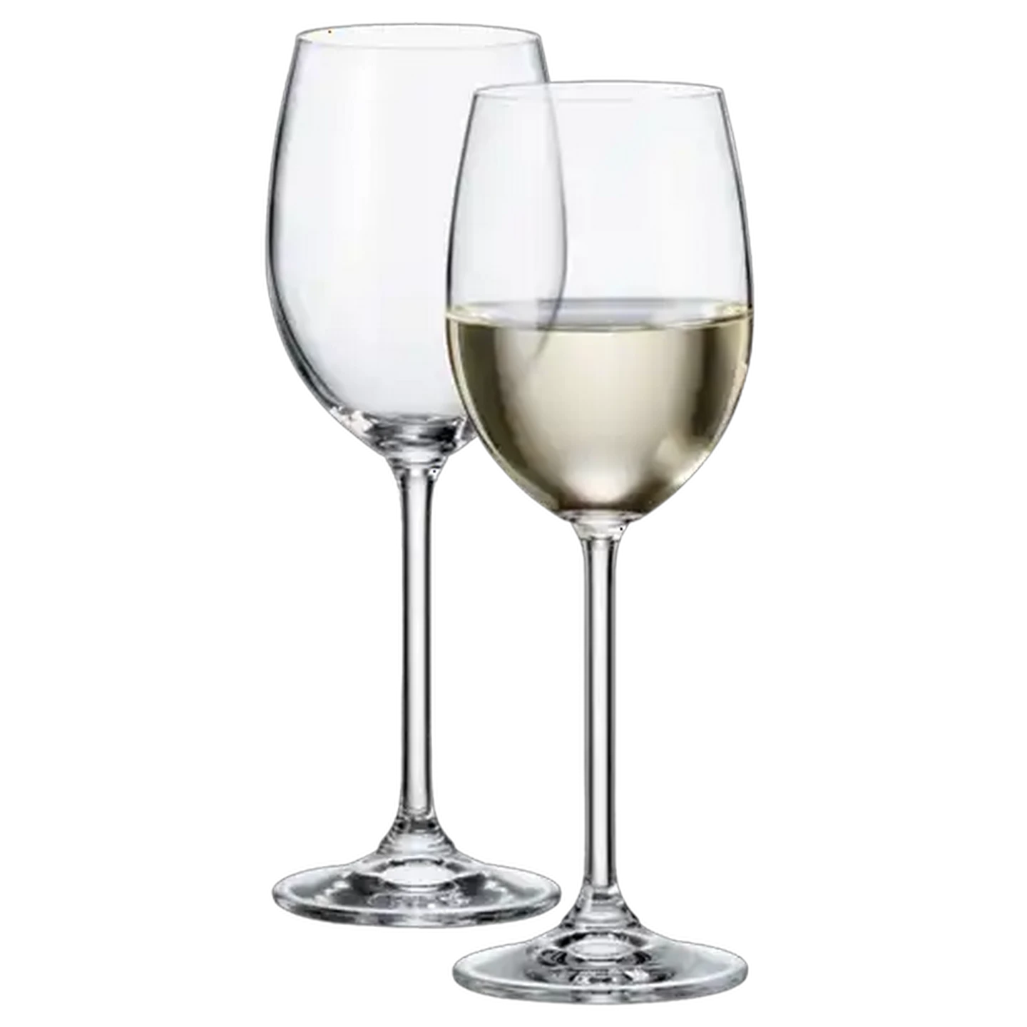 Image of Maison Forine Bohemia Lead-Free Crystal White Wine Glasses 6-Pack