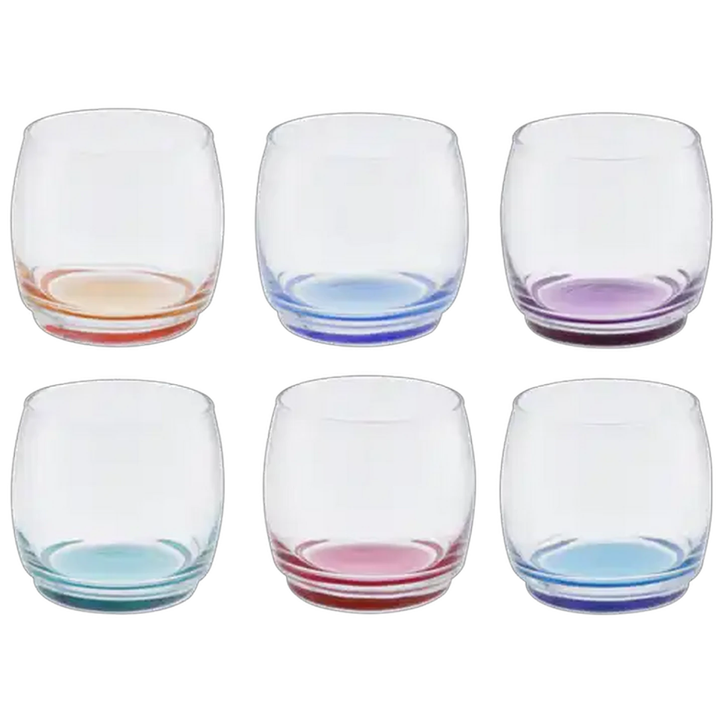 Image of LAV Coral Lune Whisky Glasses 6-Piece
