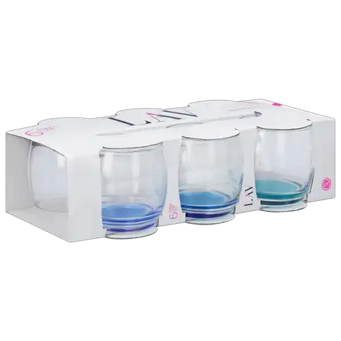 Image of LAV Coral Lune Whisky Glasses 6-Piece