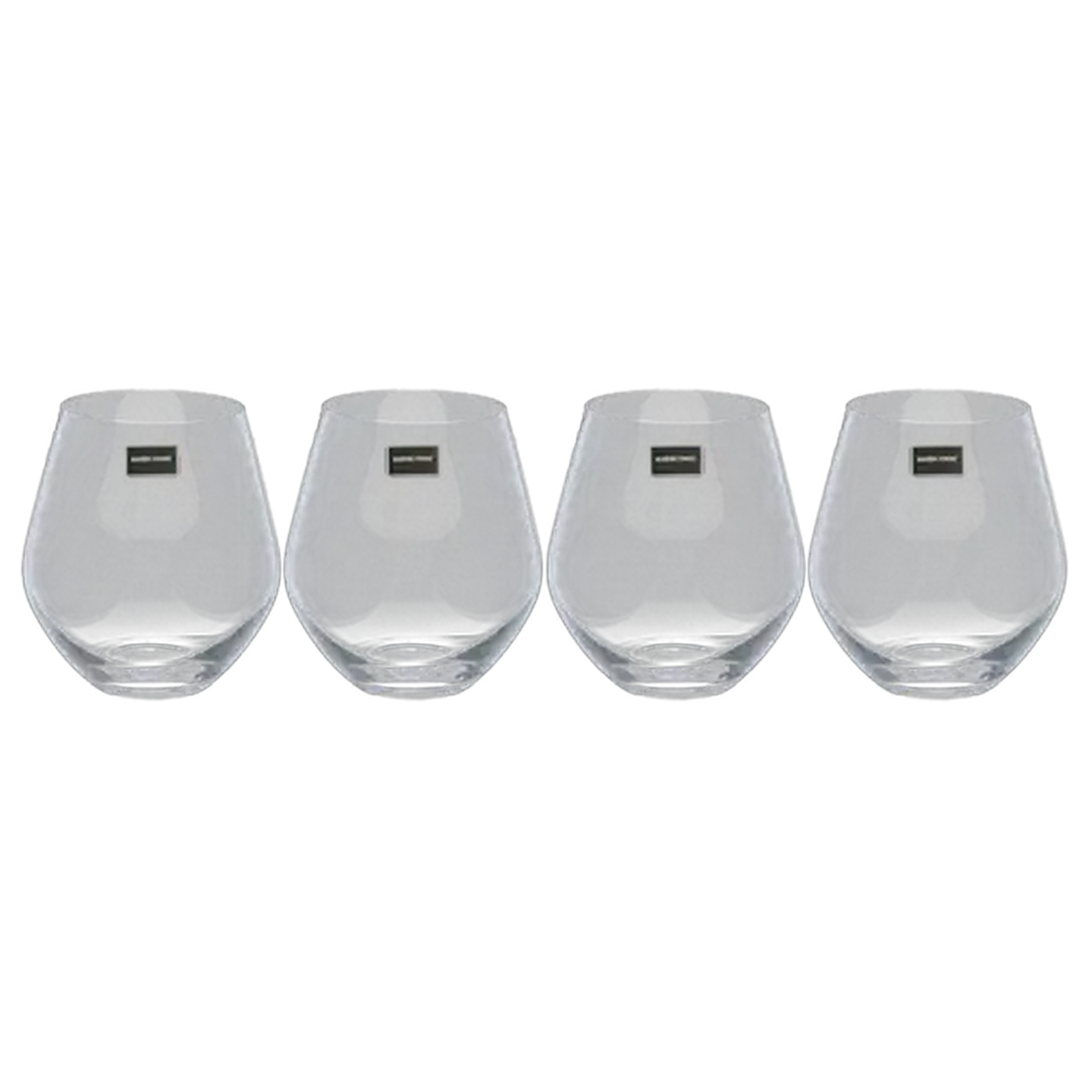 Image of Maison Forine Marta Lead-Free Crystal Stemless Multipurpose Glasses 550ml 4-Pack