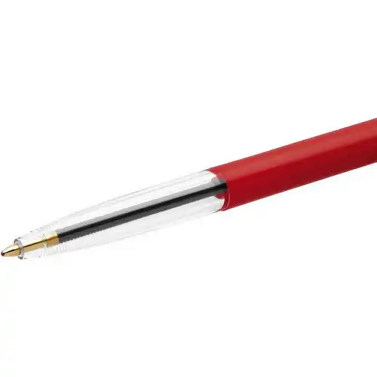 Image of BIC Clic Red Retractable Medium Ballpoint Pens 2-Pack