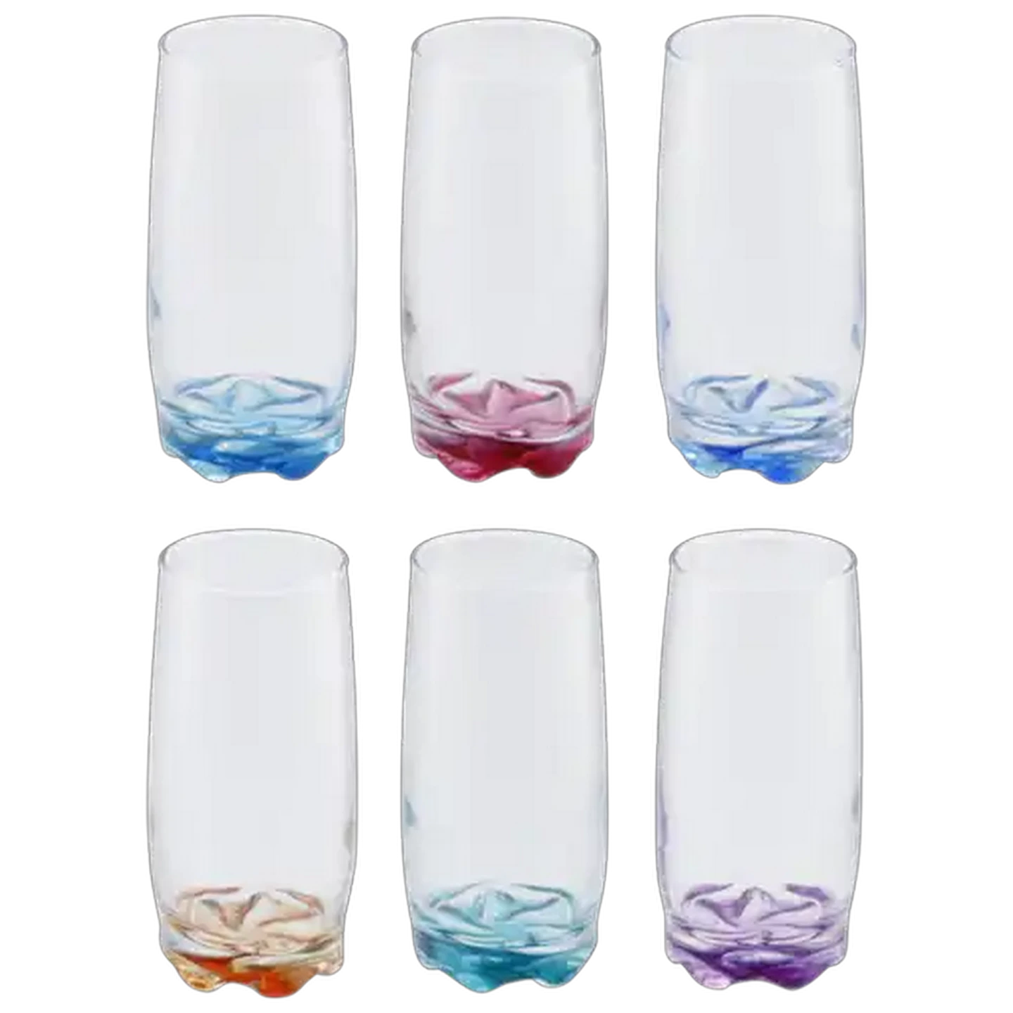 Image of LAV Coral Adora Highball Glasses 6-Pack