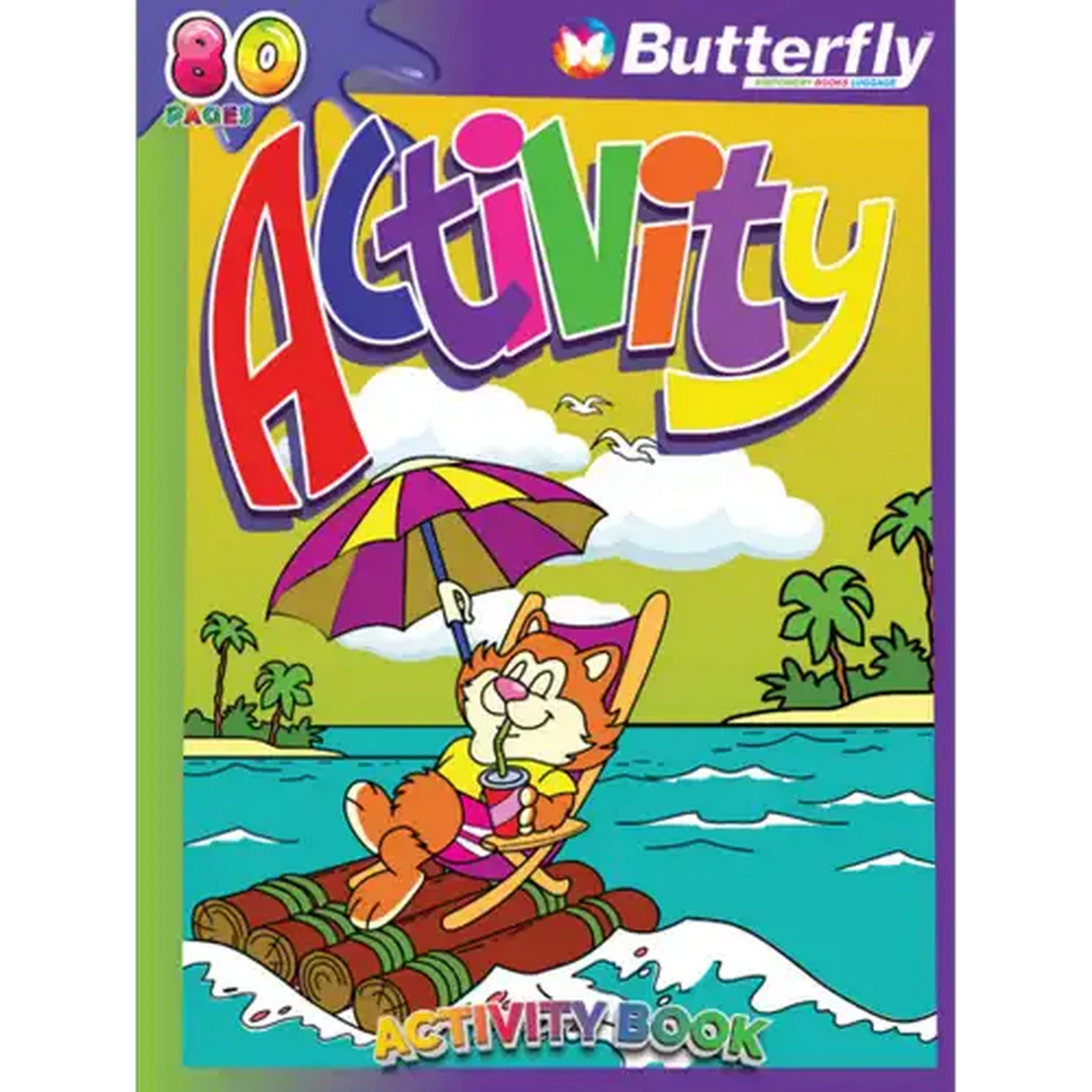 Image of Butterfly Empire A4 Activity Colouring Book 80 Pages