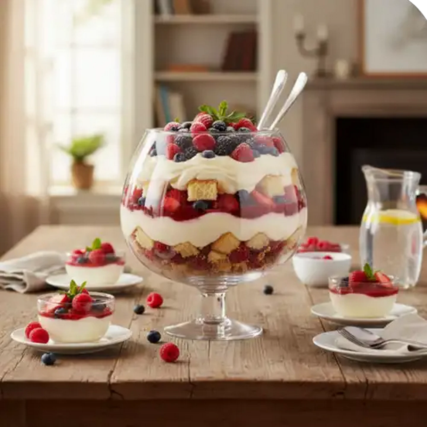 Image of Zest Large Glass Dessert Bowl 6L