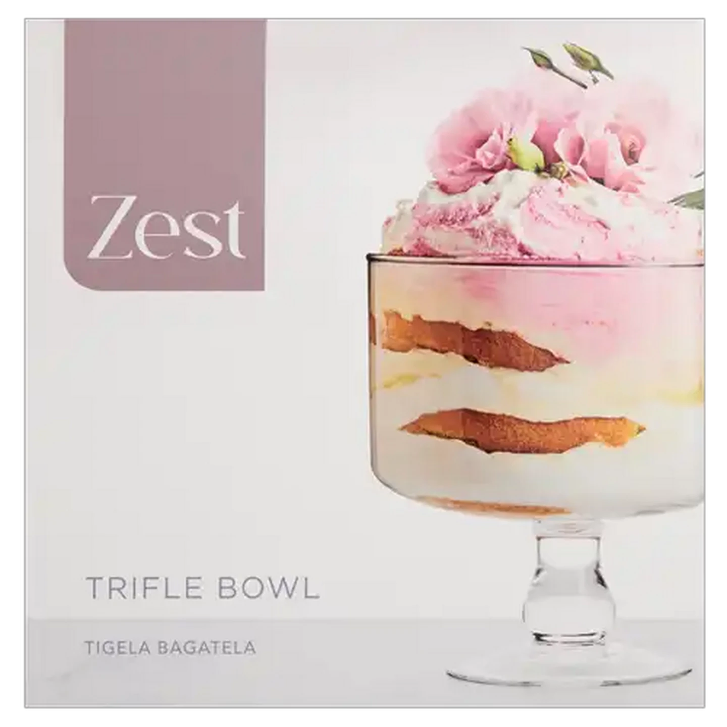 Image of Zest Glass Footed Trifle Bowl
