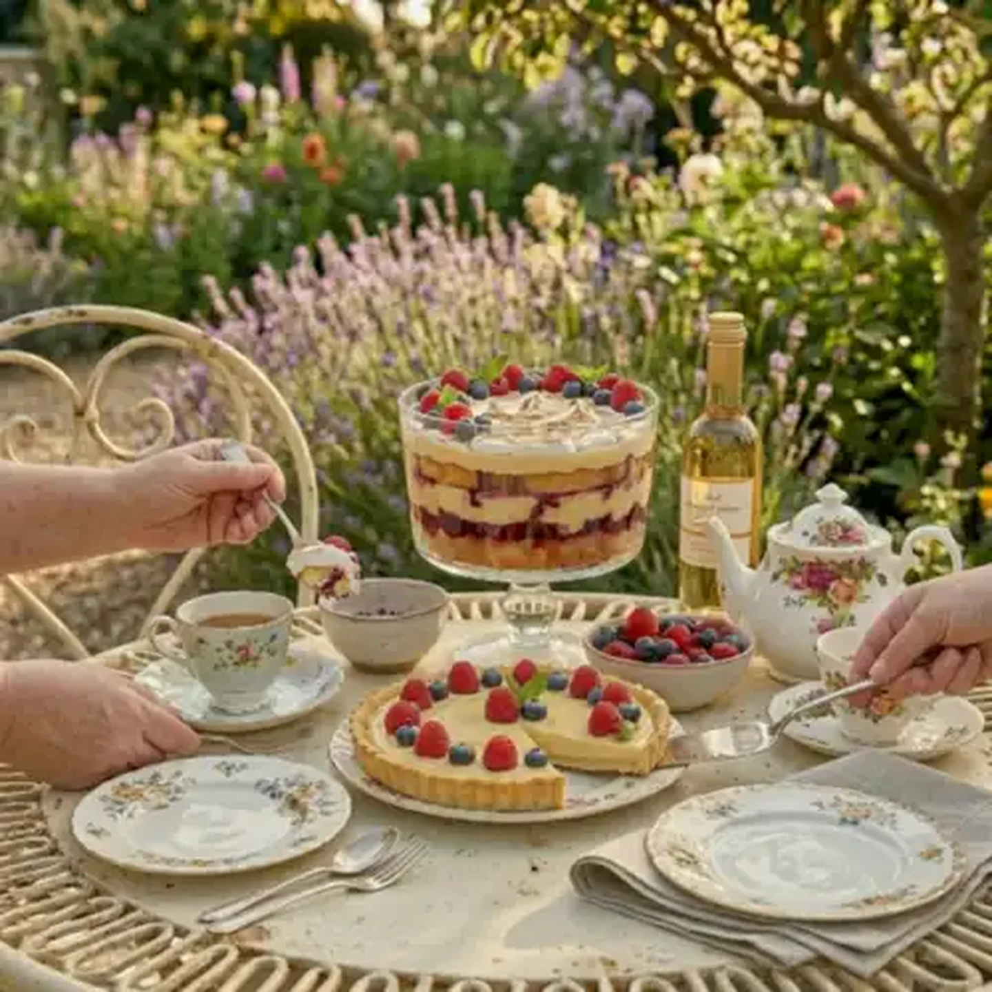 Image of Zest Glass Footed Trifle Bowl