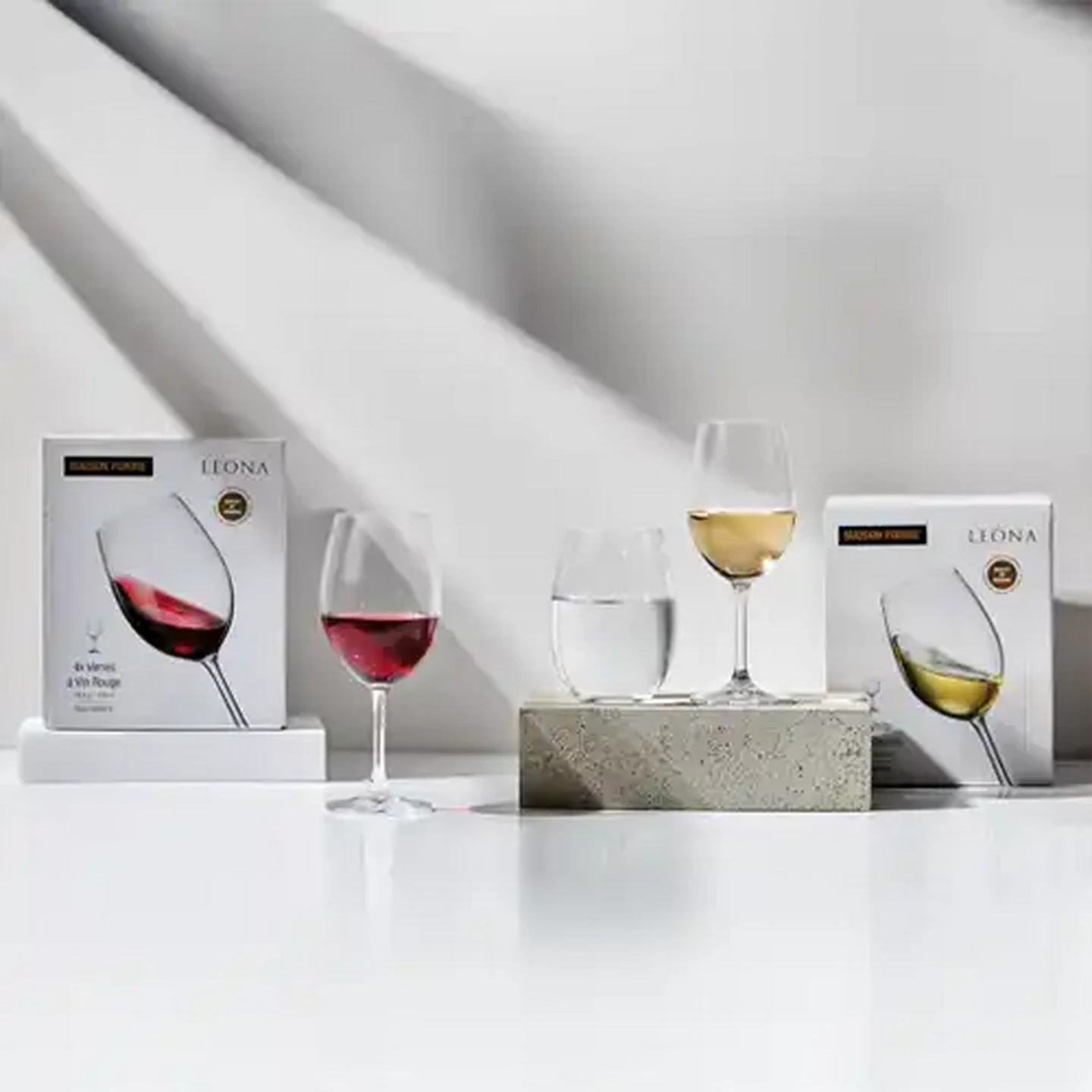 Image of Maison Forine Leona Red Wine Glasses 4-Piece