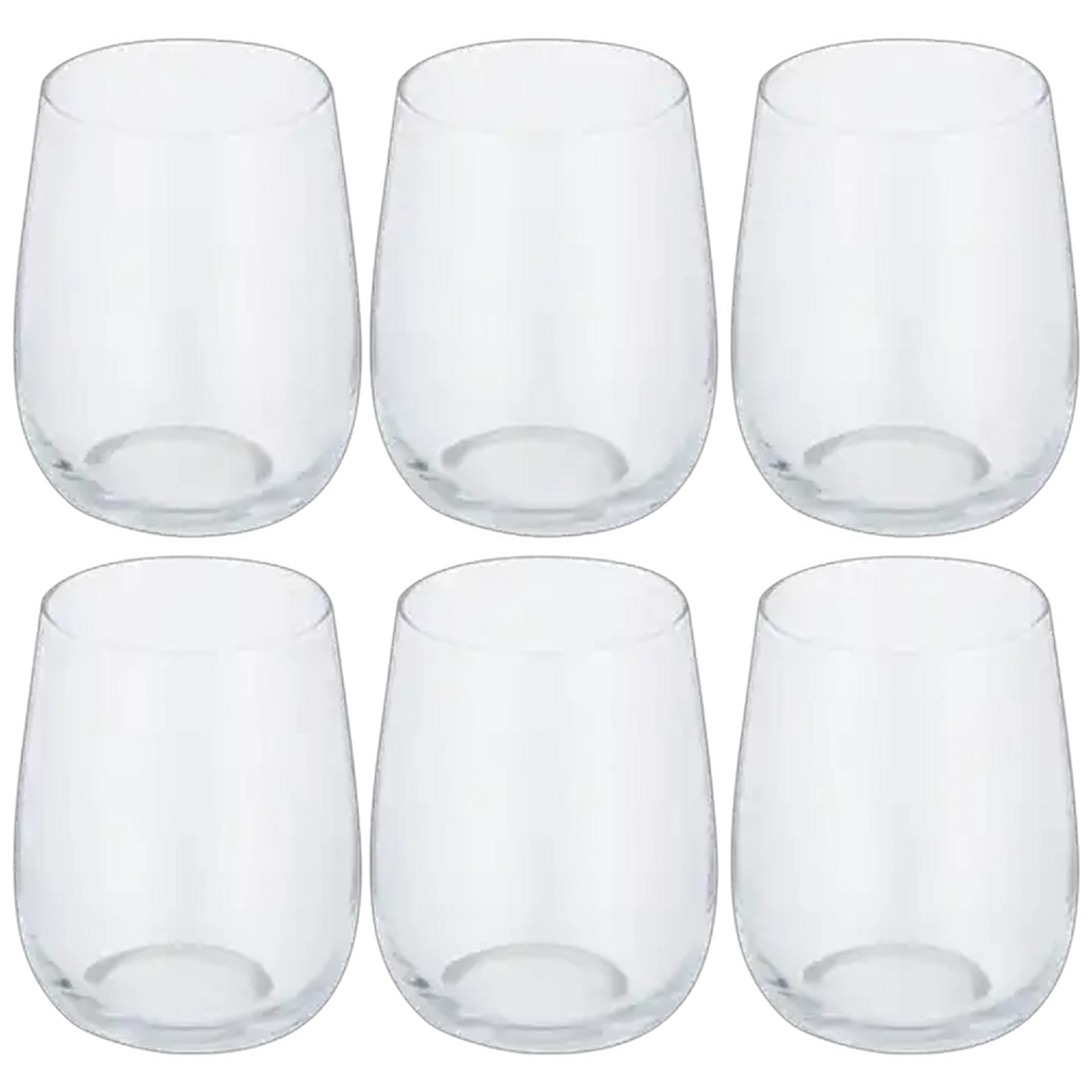 Image of LAV Gaia Stemless Wine Glasses 475ml 6-Pack