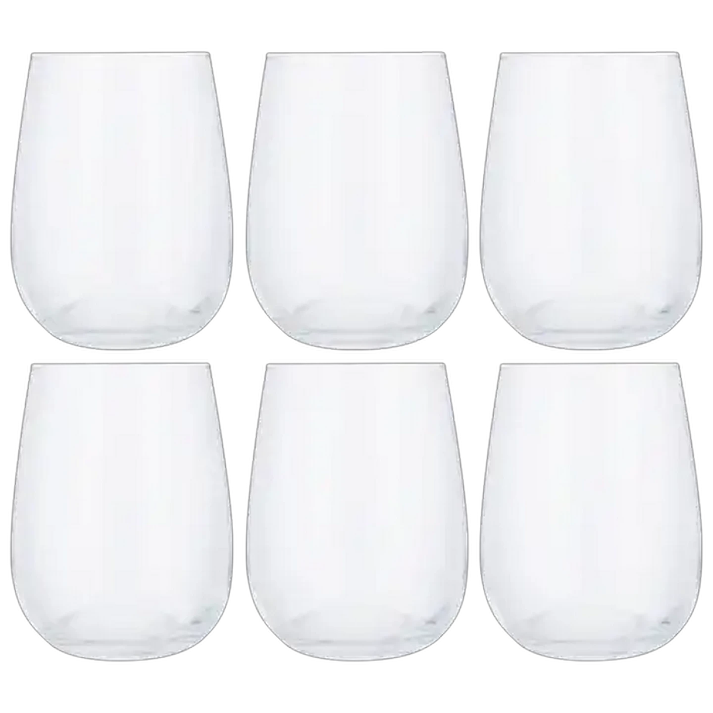Image of LAV Gaia Stemless Wine Glasses 475ml 6-Pack