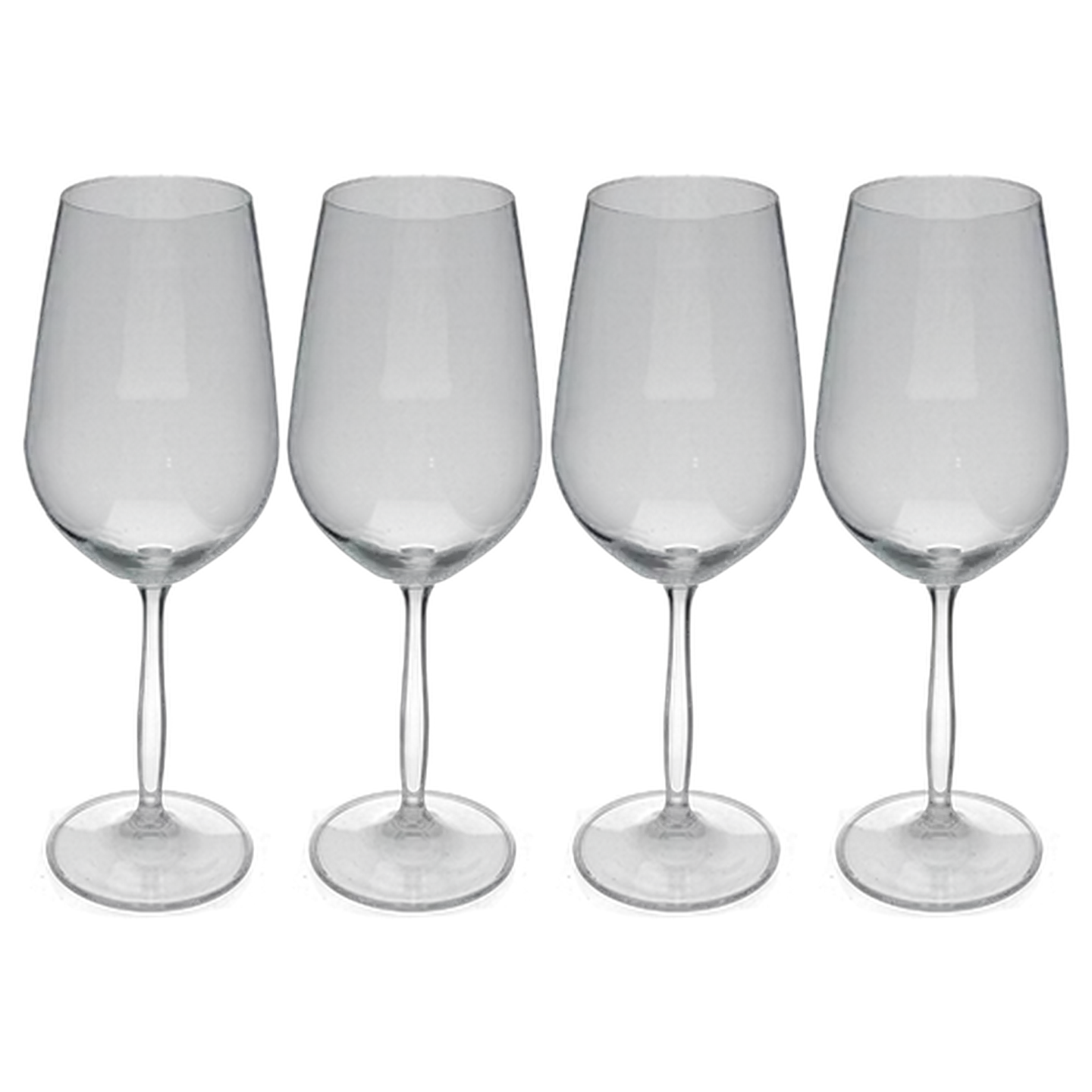Image of Forage And Feast Lead-Free Crystal Red Wine Glasses 4-Pack