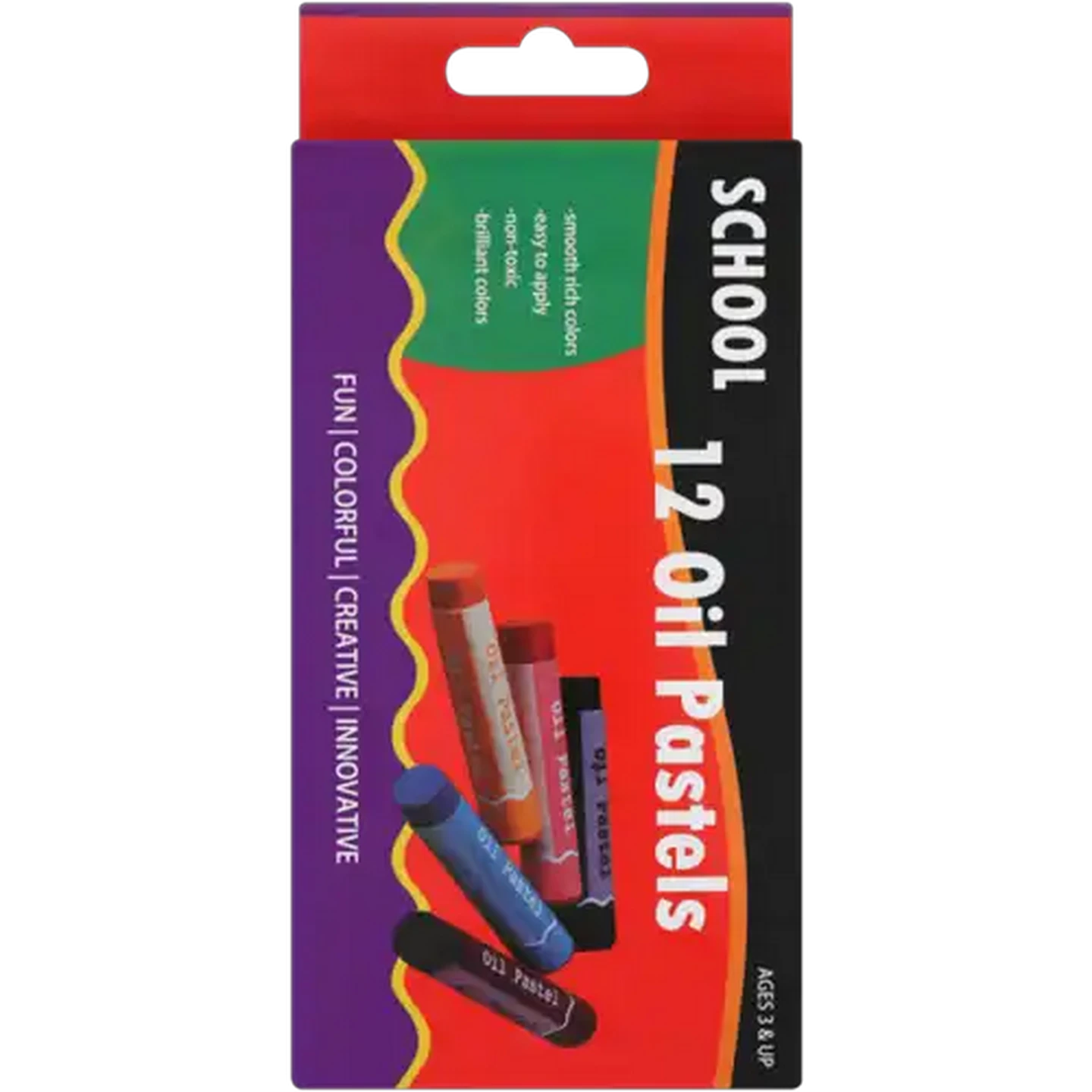 Image of Oil Pastel Colour Set 12 Pieces
