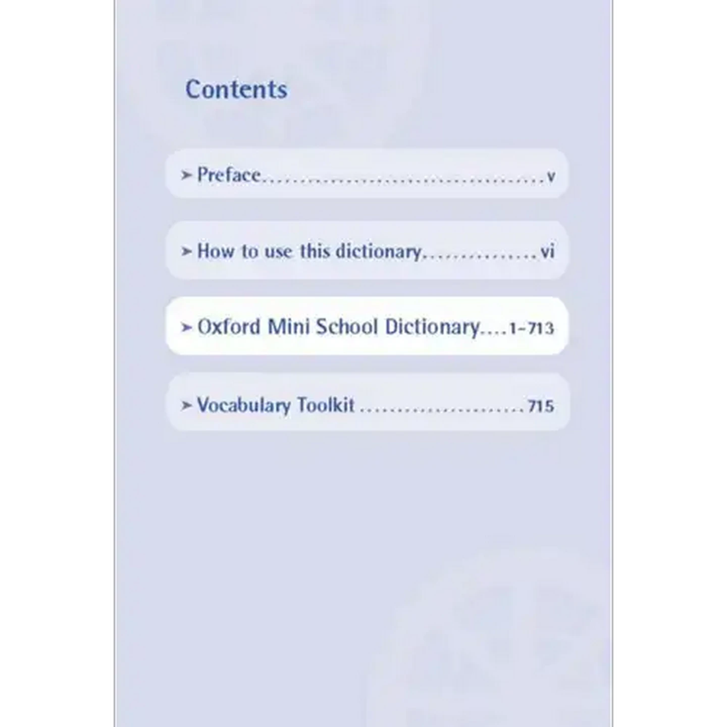 Image of Oxford English Mini School Dictionary