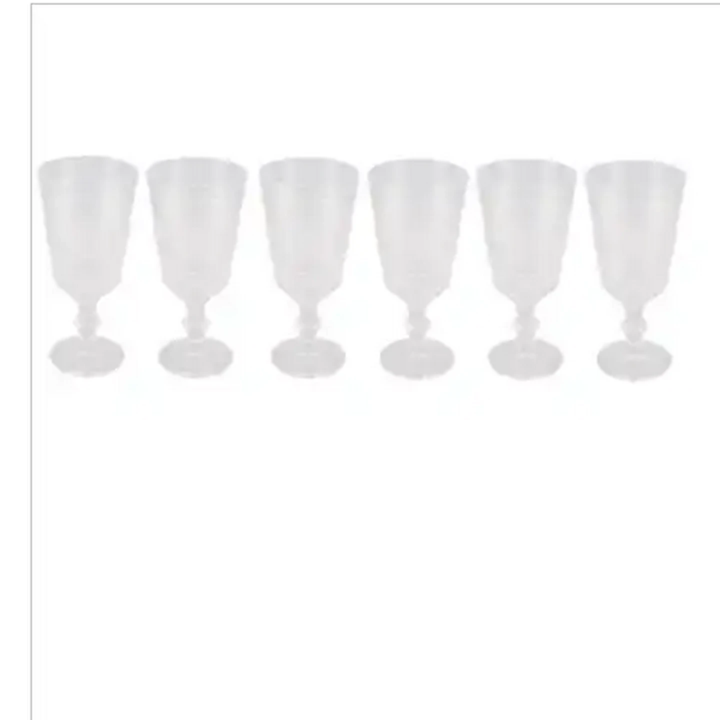Image of Renaissance Collection White Wine Glasses 6 Piece Set