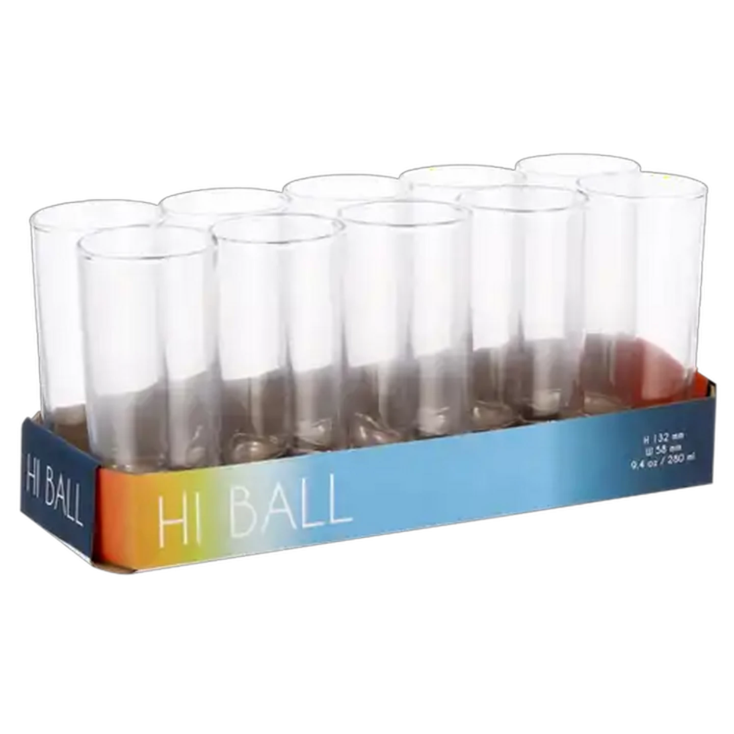 Image of Shrink Highball Glasses 280ml 10-Pack