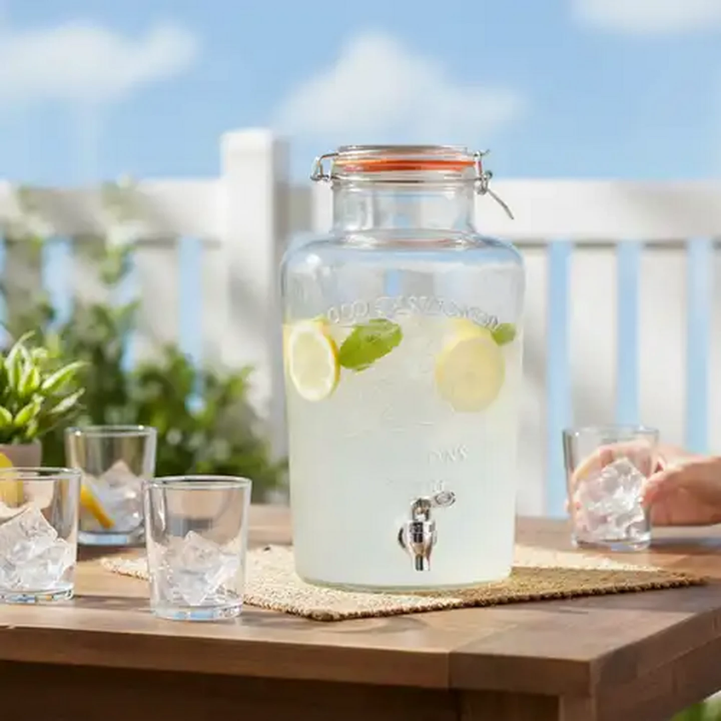 Image of Eerin '633 Clear Glass Dispenser 7L