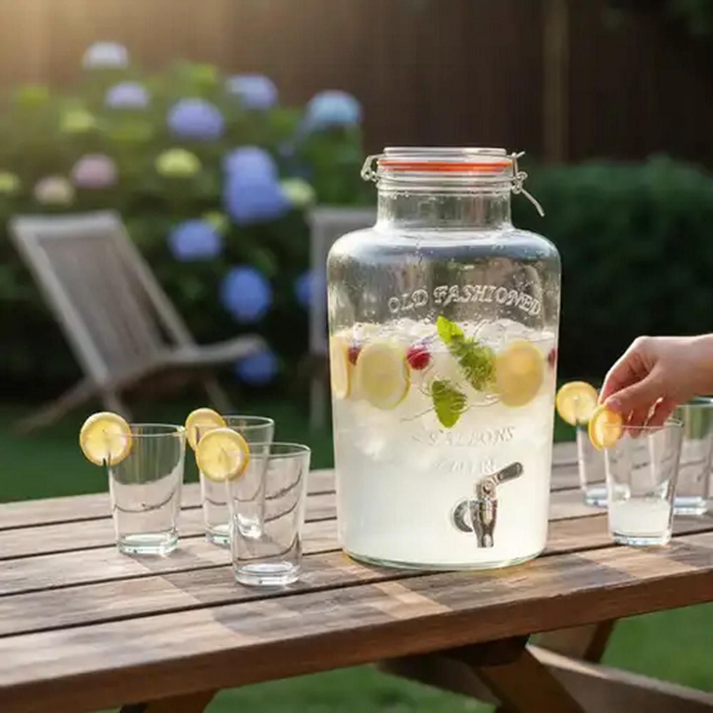 Image of Eerin '633 Clear Glass Dispenser 7L