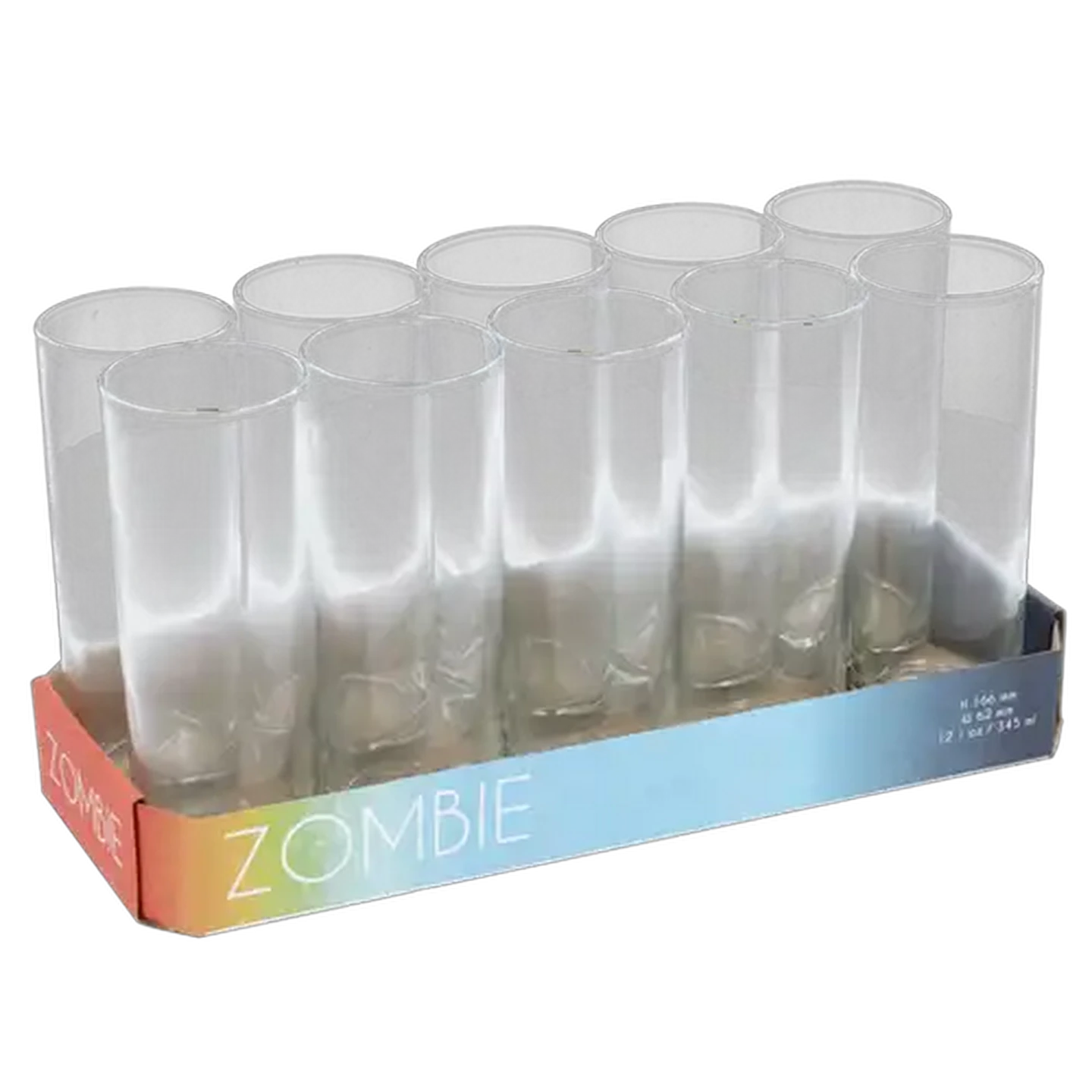 Image of Shrink Zombie Glasses 345ml 10-Pack