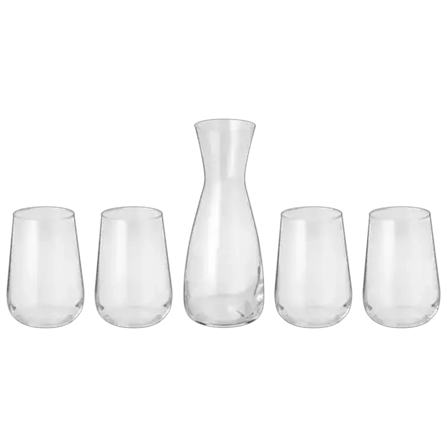 Image of Maison Forine Gourmet Lead-Free Crystal Drink Decanter Set 5-Piece