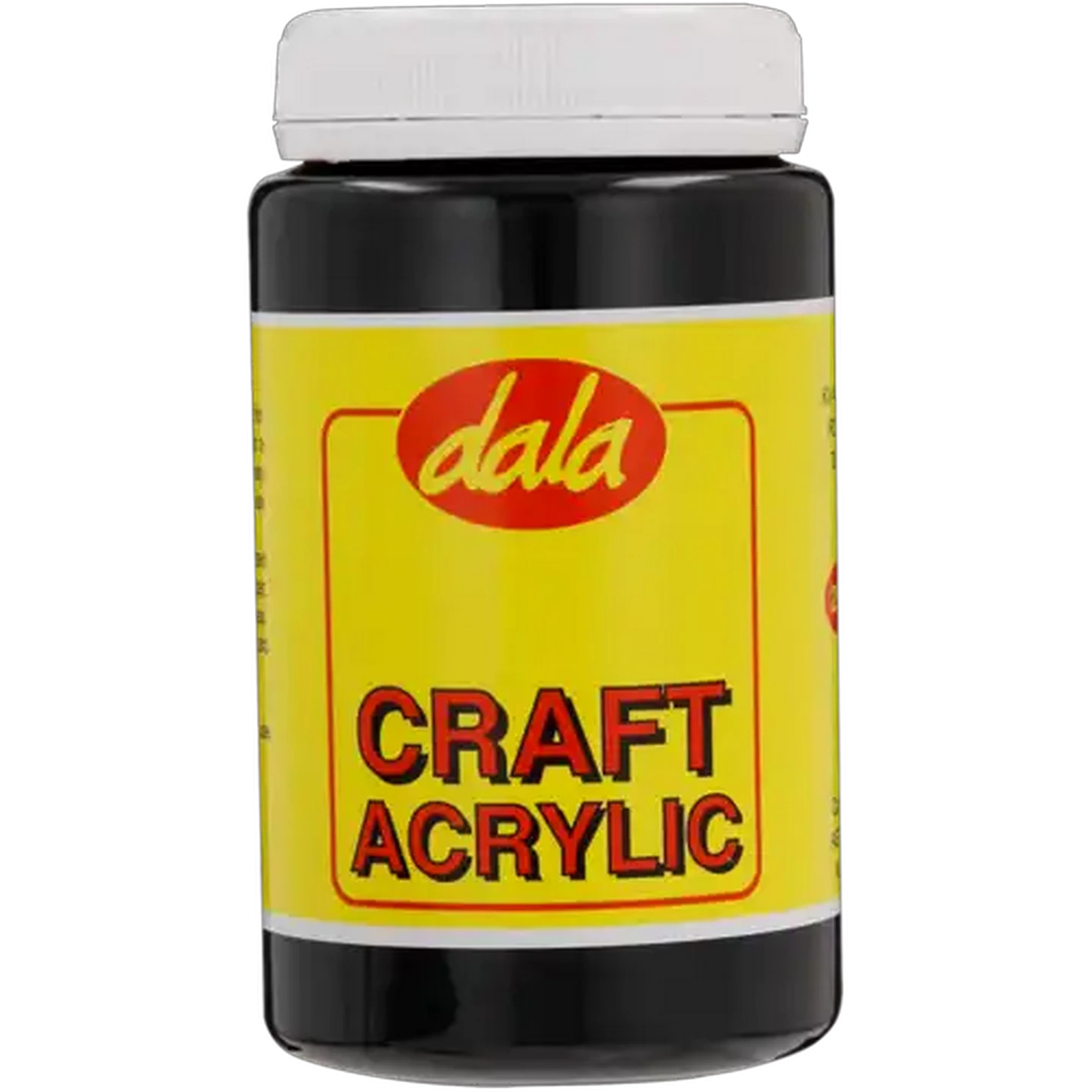Image of Dala Black Acrylic Craft Paint 250ml