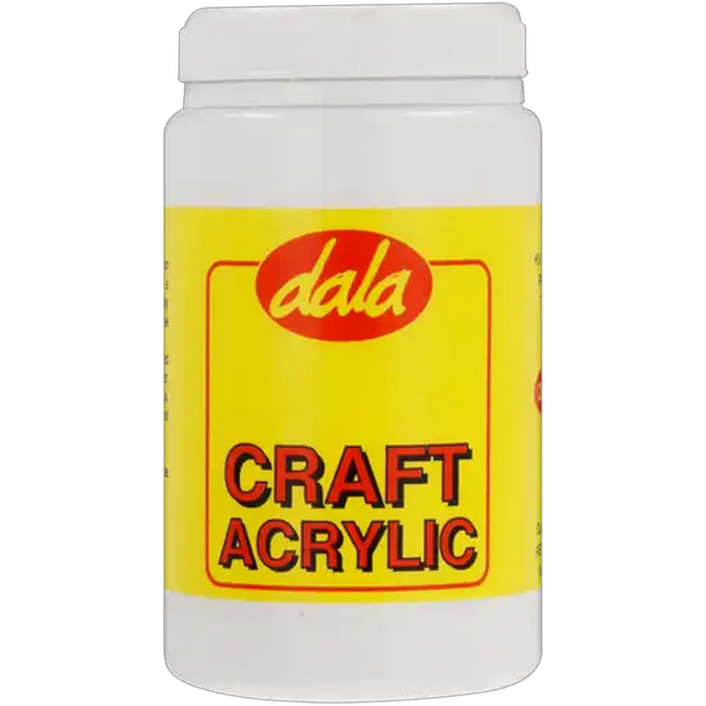 Image of Dala White Acrylic Craft Paint 250ml