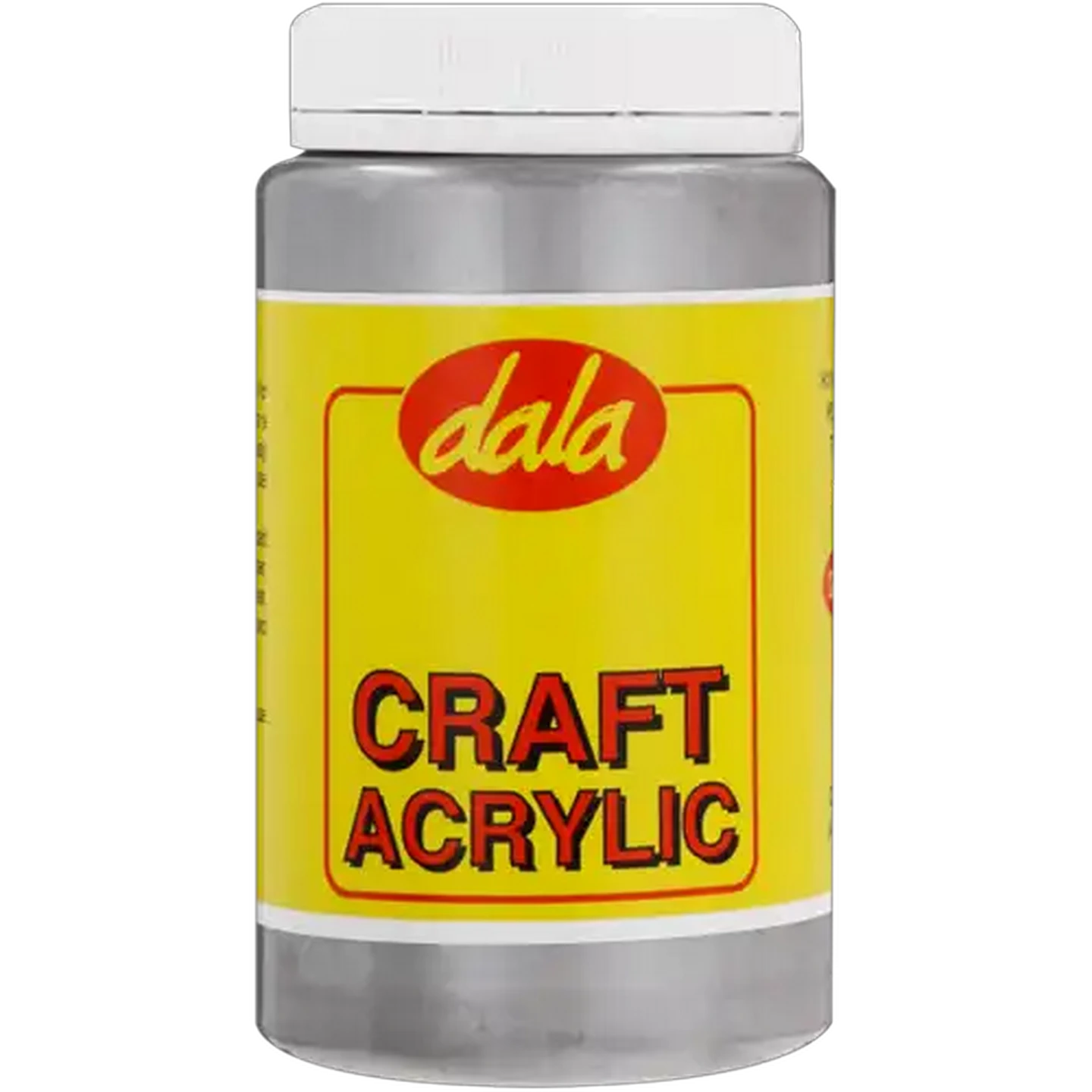 Image of Dala Silver Acrylic Craft Paint 250ml