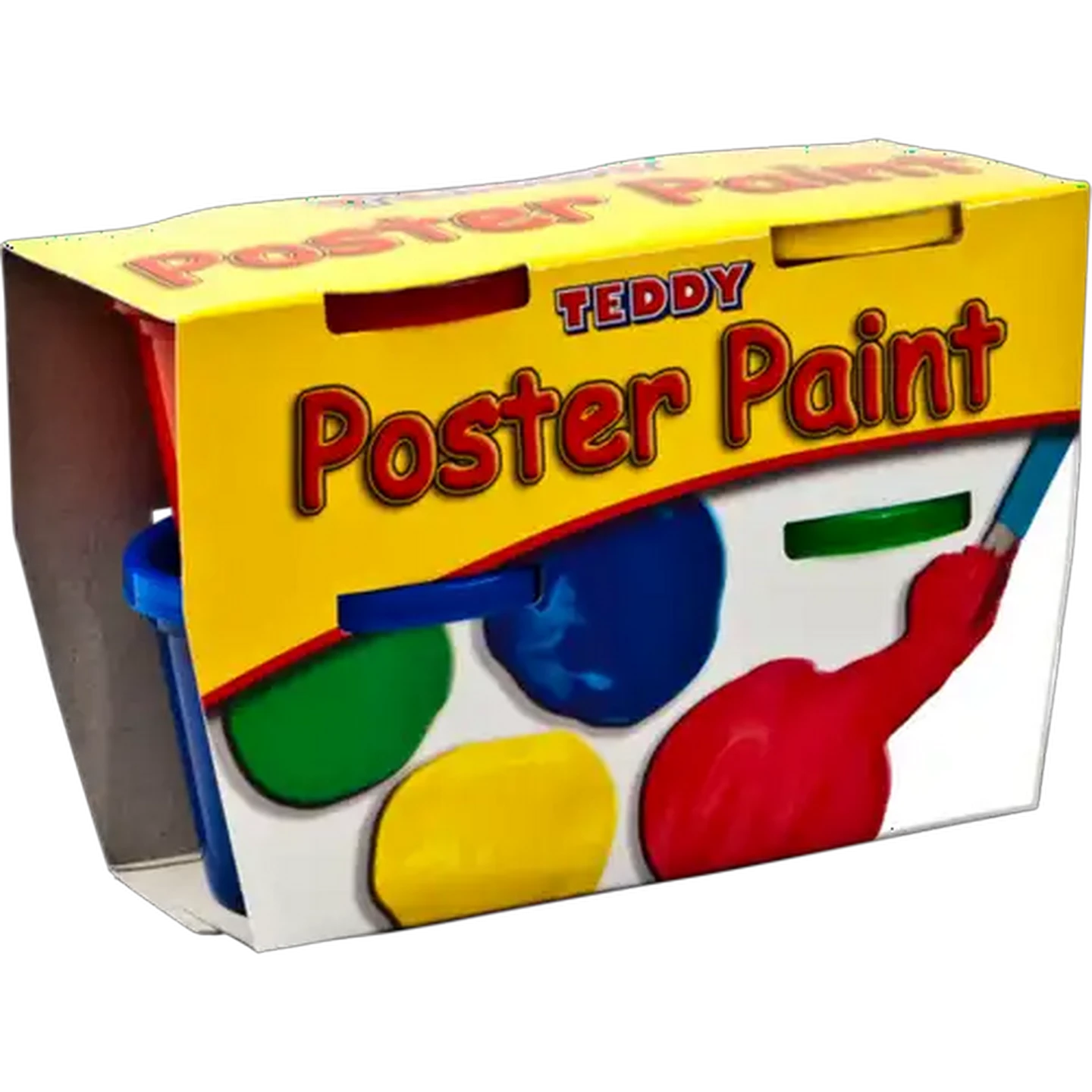Image of Teddy Poster Paint Tubs 4-Pack