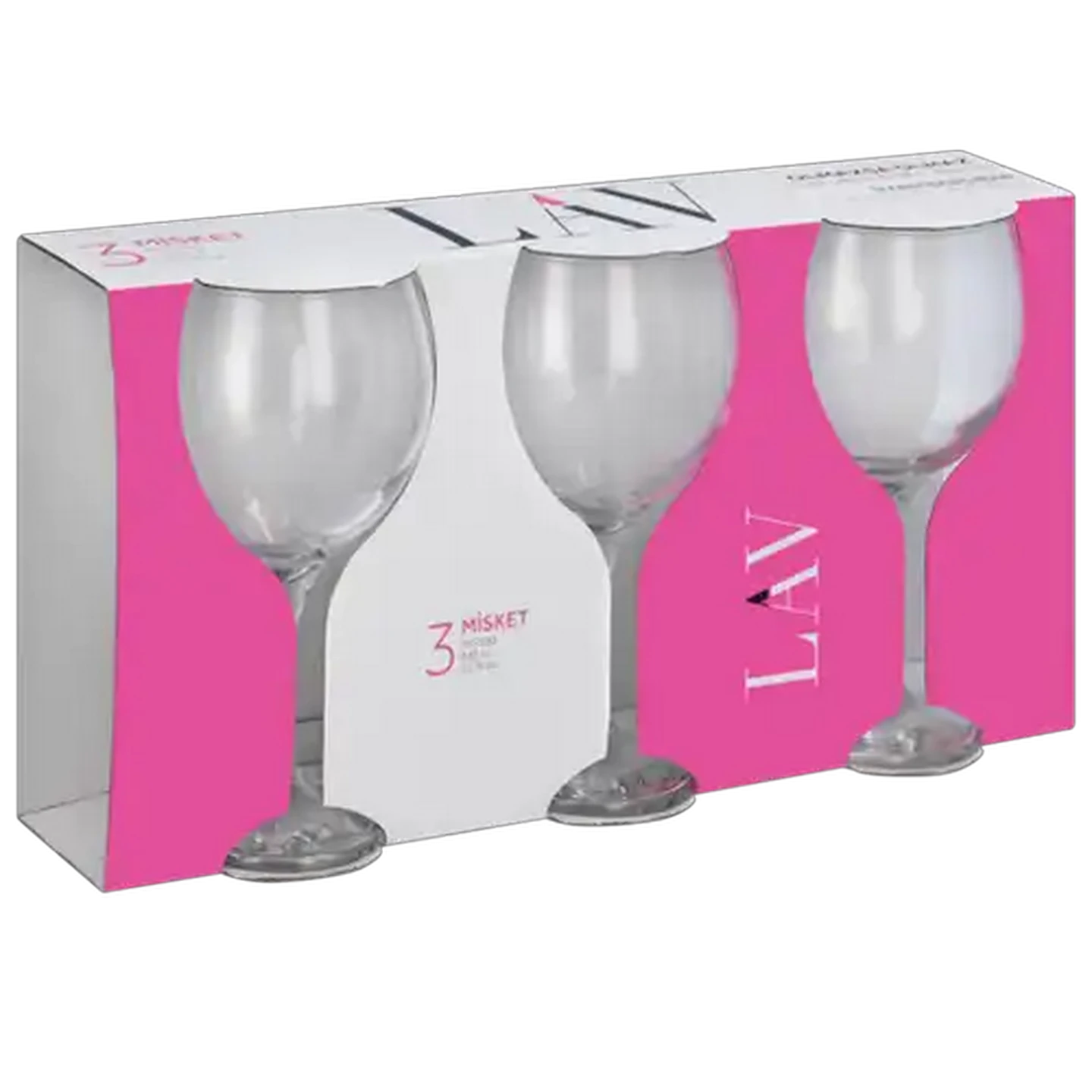 Image of LAV Misket Magnum Wine Glasses 645ml 3-Pack