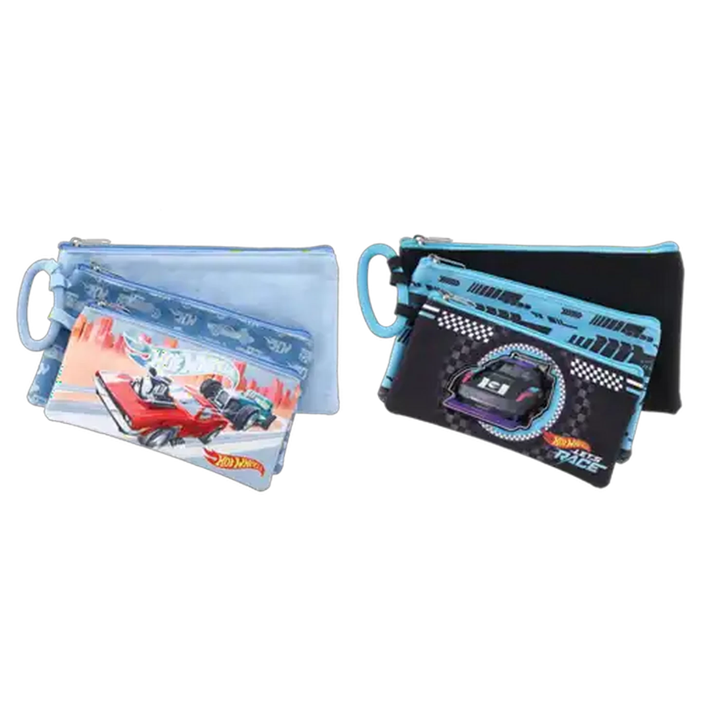 Image of Hot Wheels Pencil Bag 3-Piece (Design May Vary)