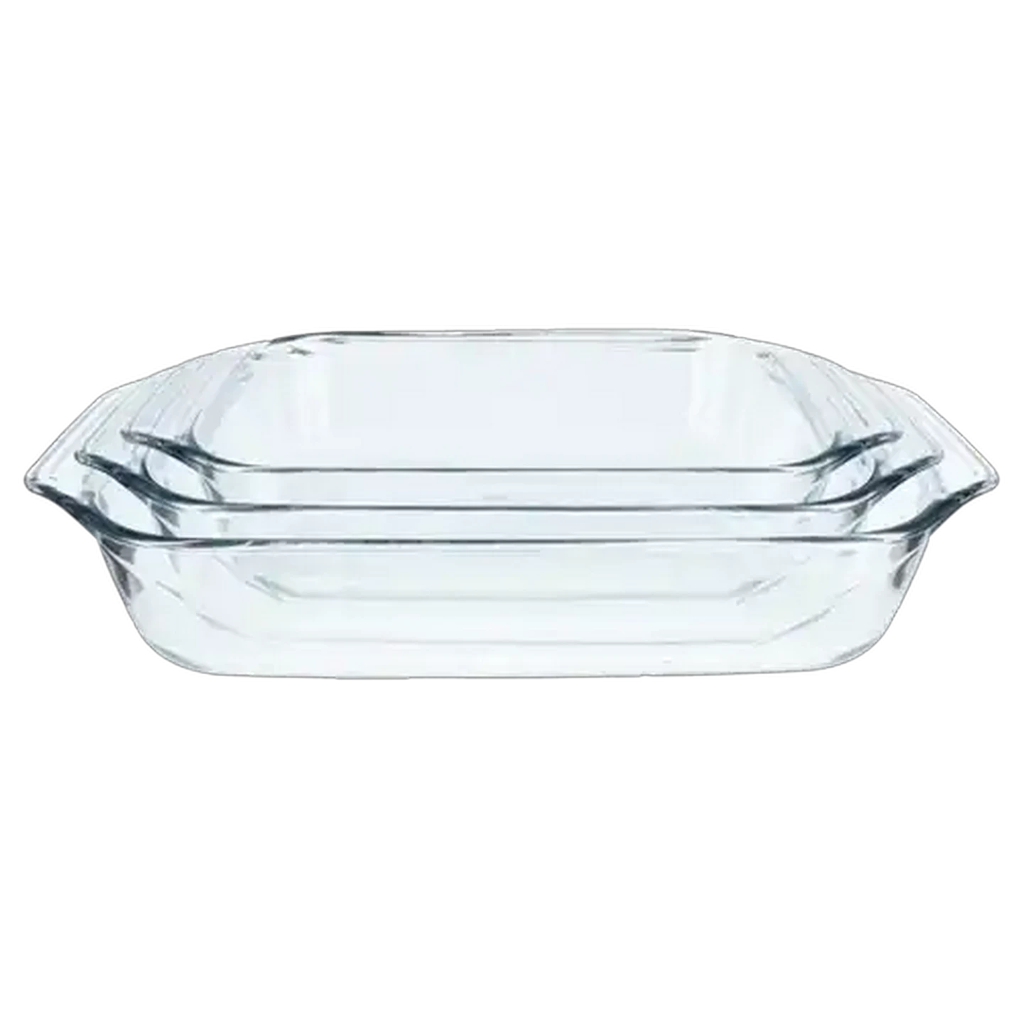 Image of Pyrex Glass Oven Roaster Set 3-Piece